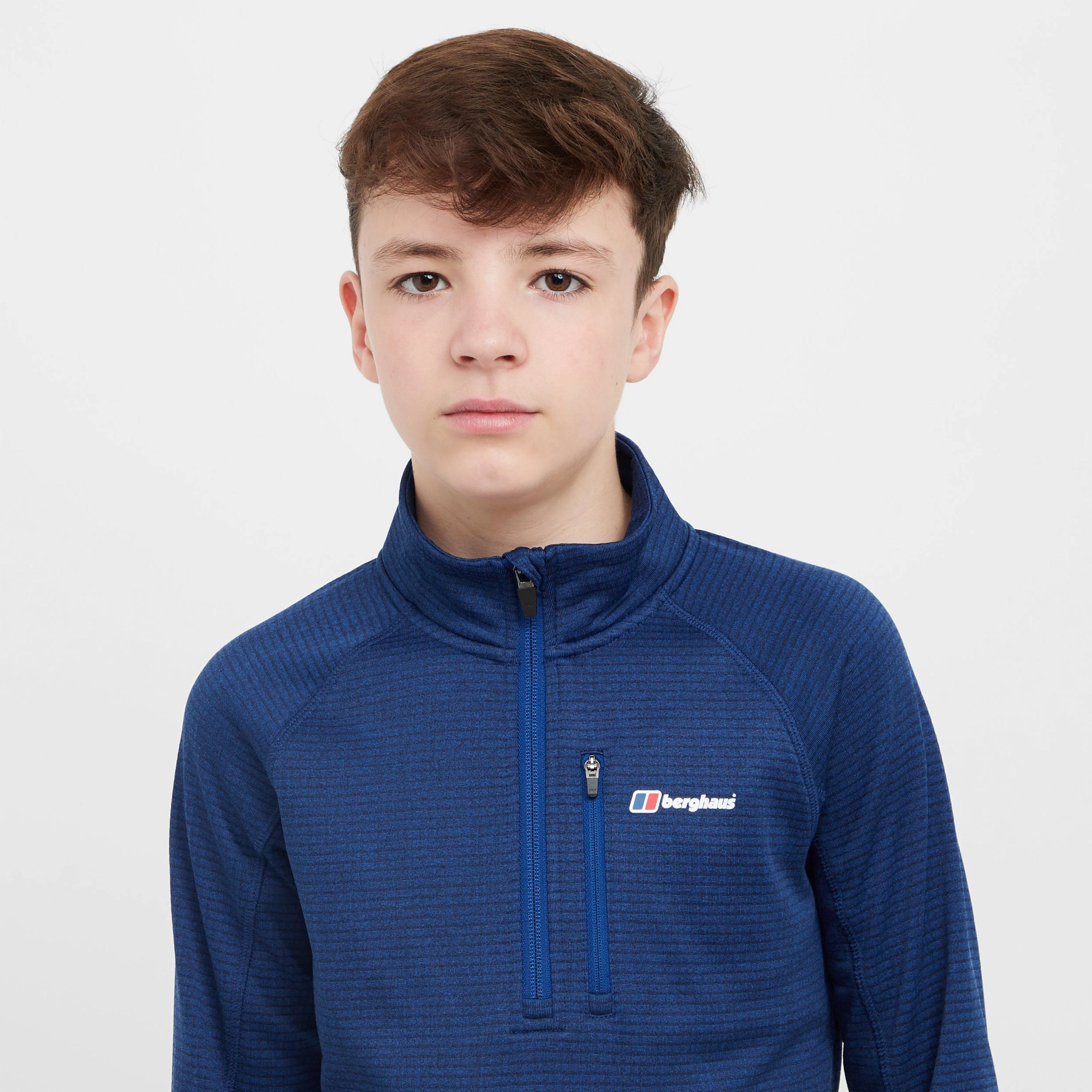 1/4 Zip Grid Fleece Top Junior - Image 5