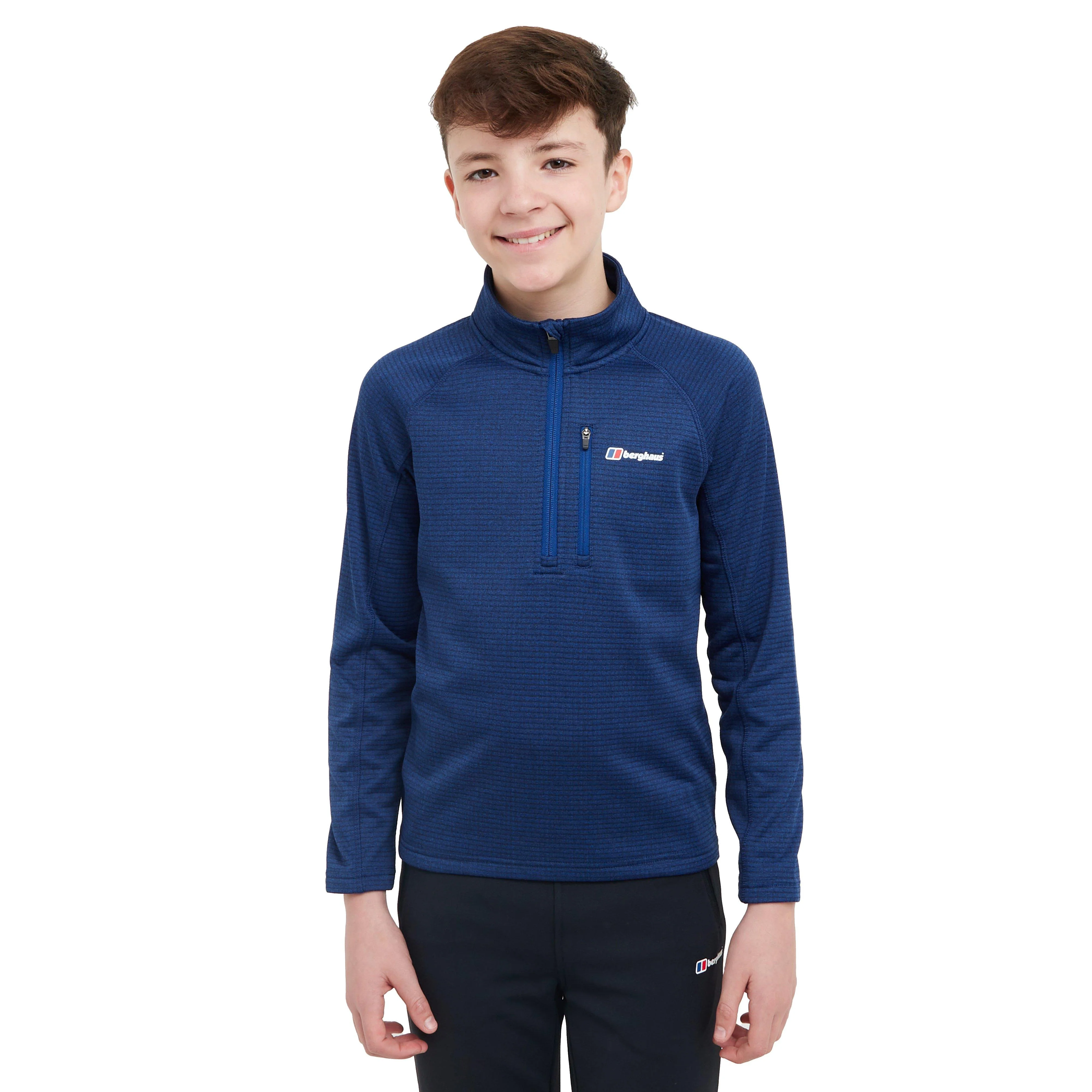 1/4 Zip Grid Fleece Top Junior - Image 8
