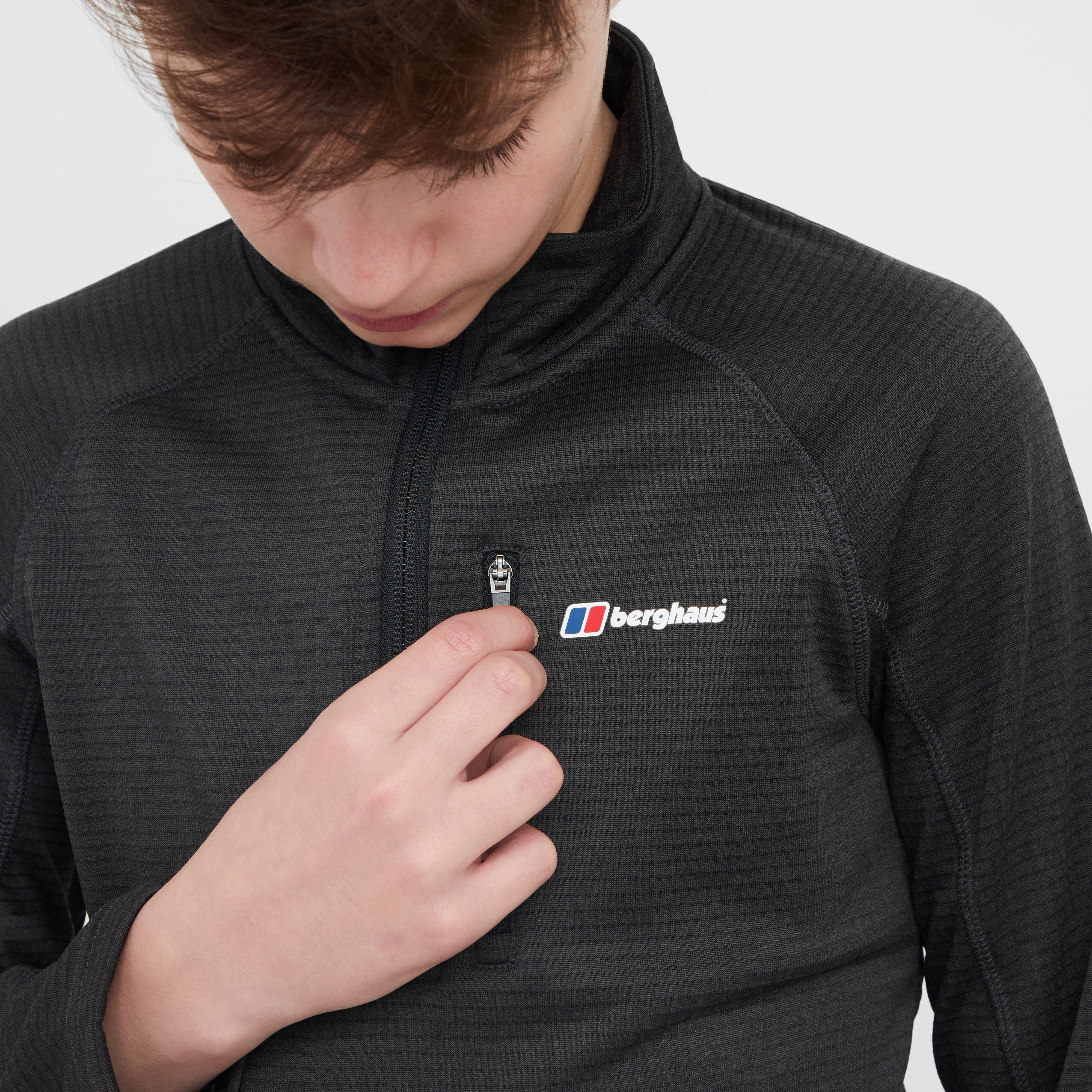 Kids’ Half-Zip Grid Fleece - Image 4