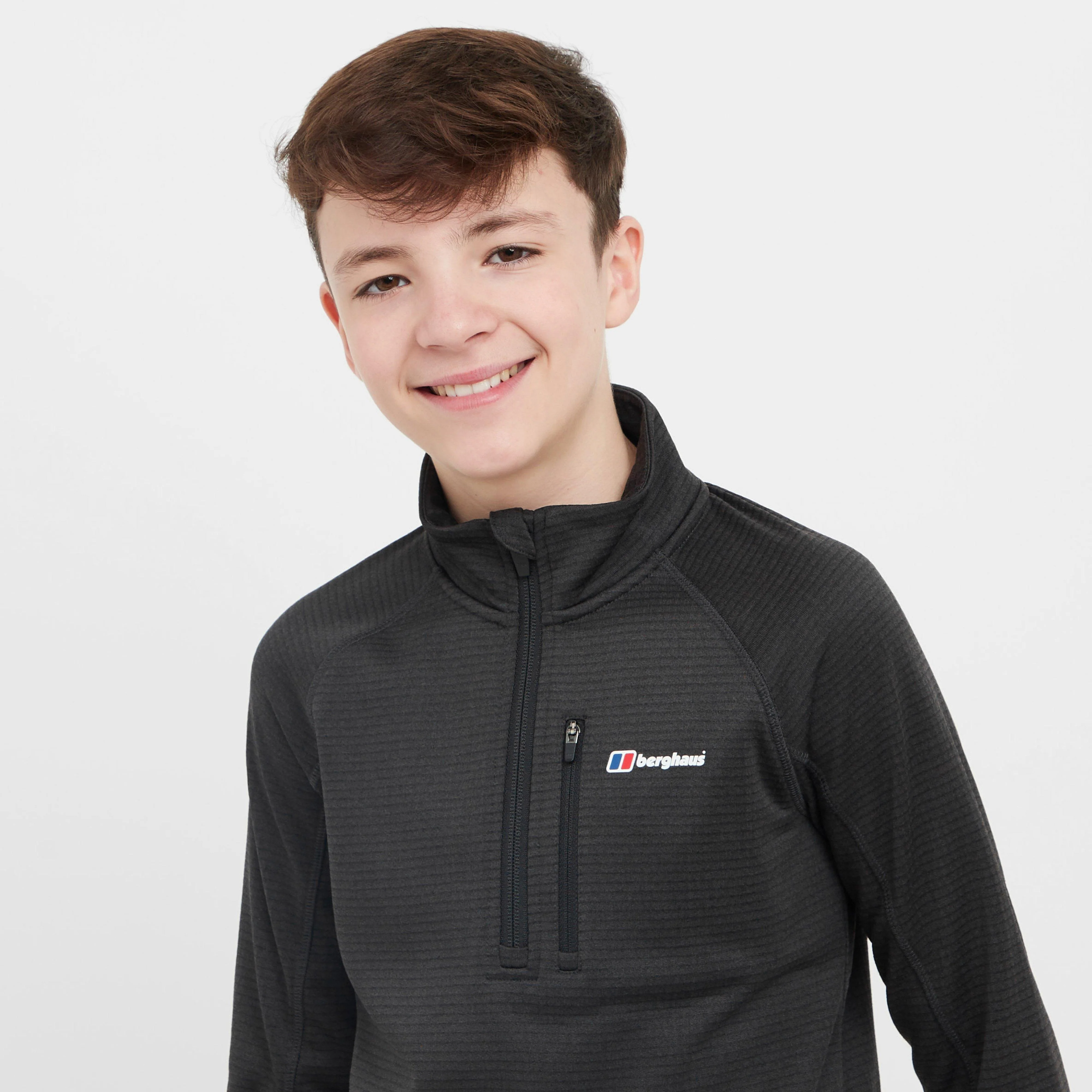 Kids’ Half-Zip Grid Fleece - Image 5