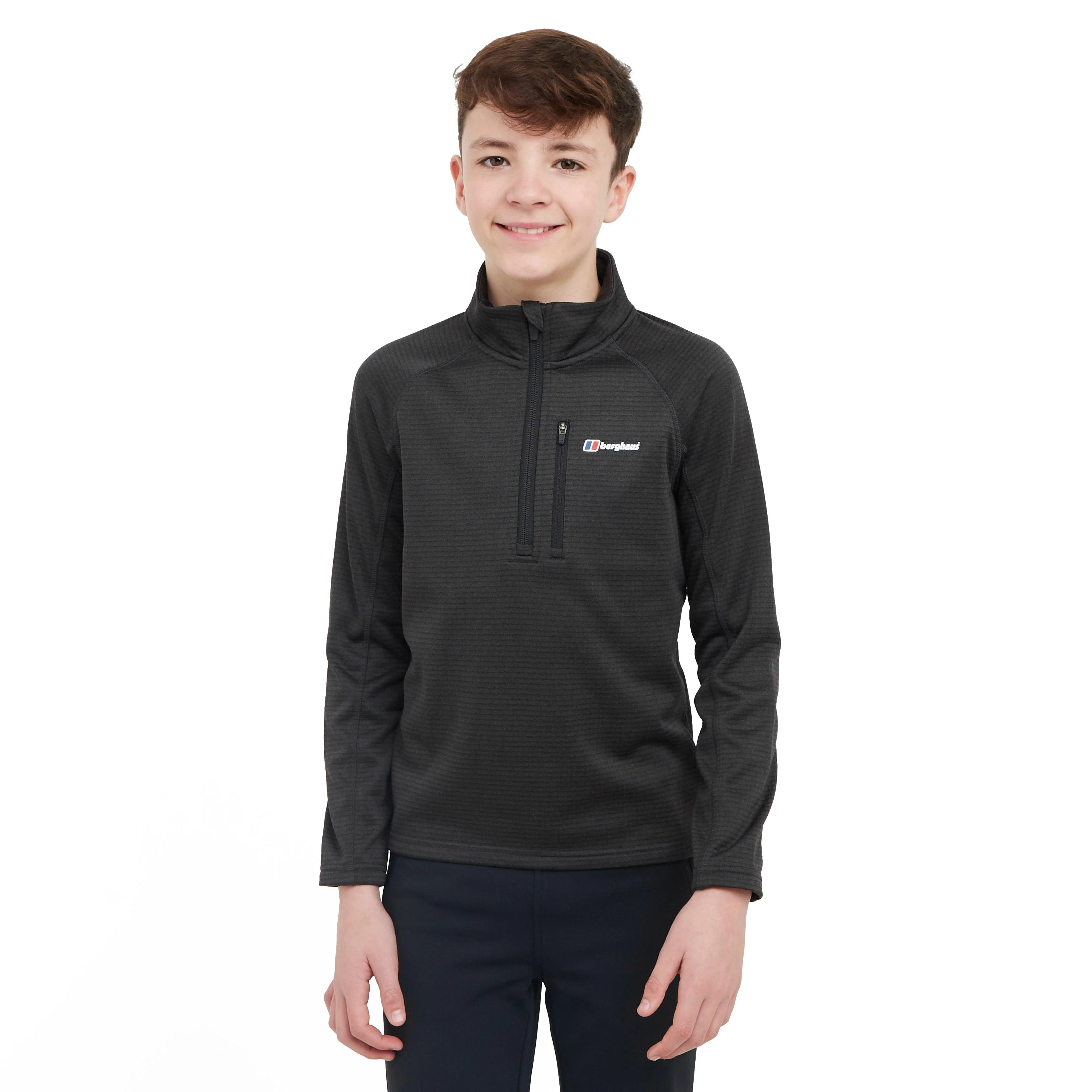 Kids’ Half-Zip Grid Fleece - Image 8