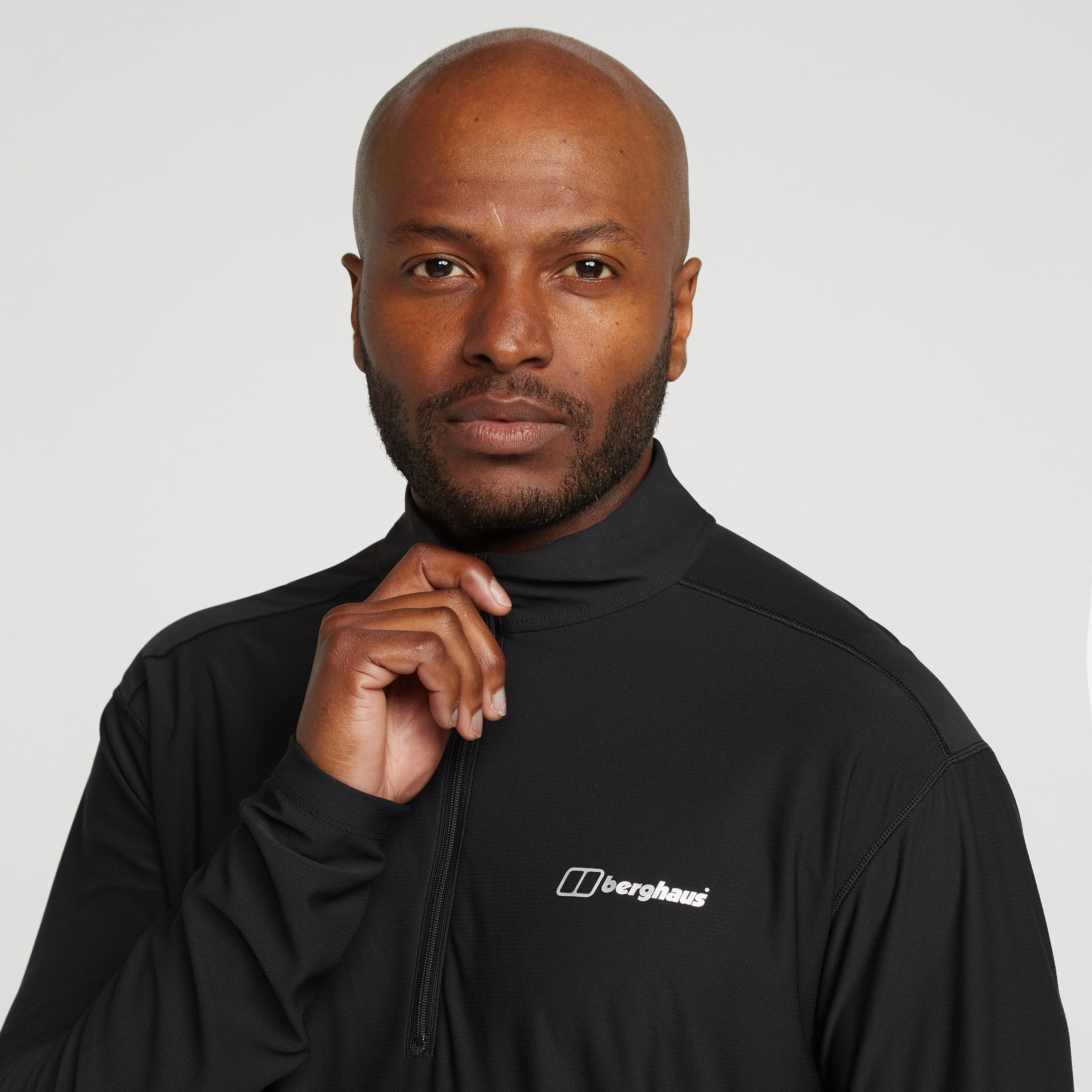 Men's 24/7 Long Sleeve Zip Base Layer - Image 4