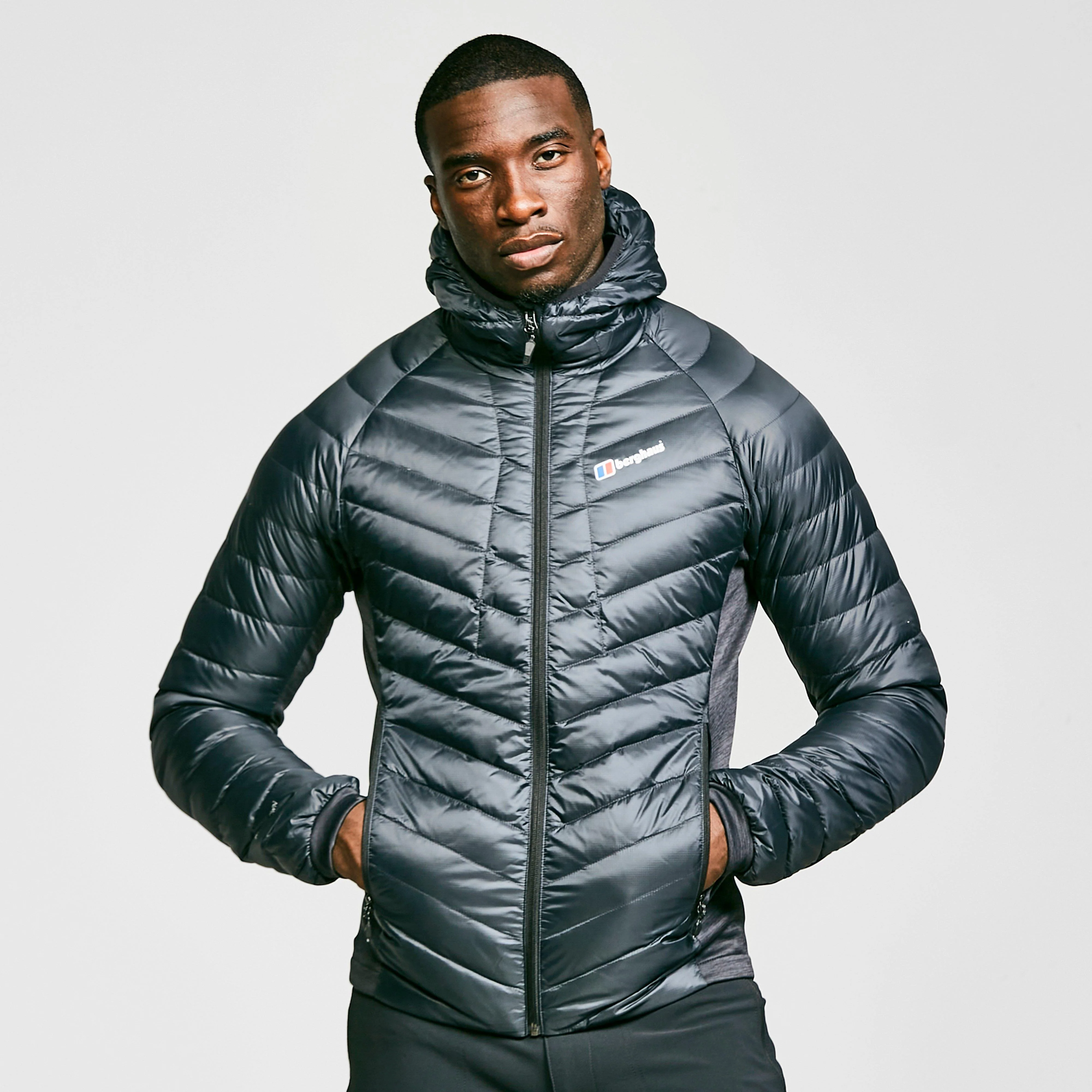 Men’s Finsler Stretch Hooded Down Jacket - Image 4