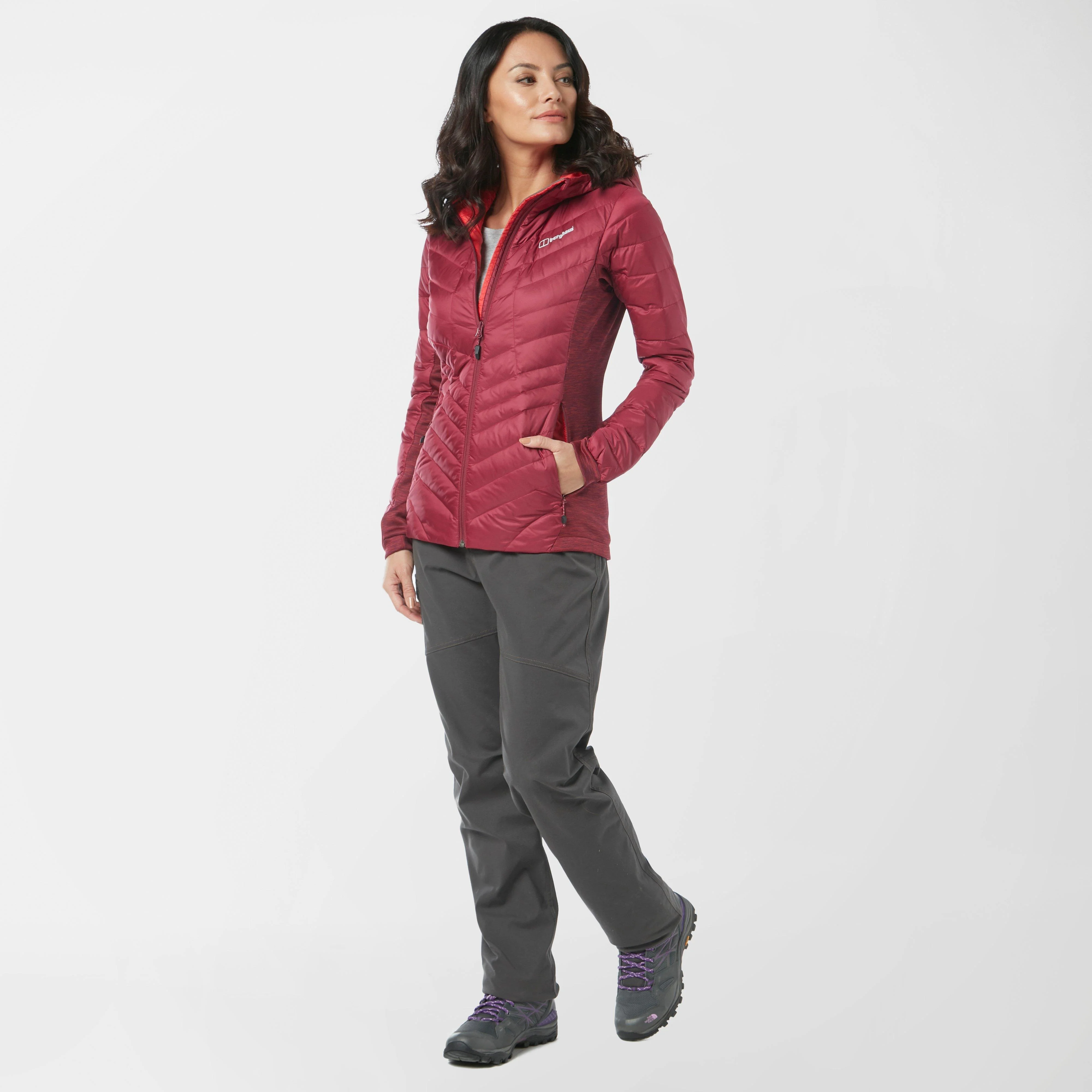 Women’s Finsler Stretch Hooded Down Jacket - Image 3