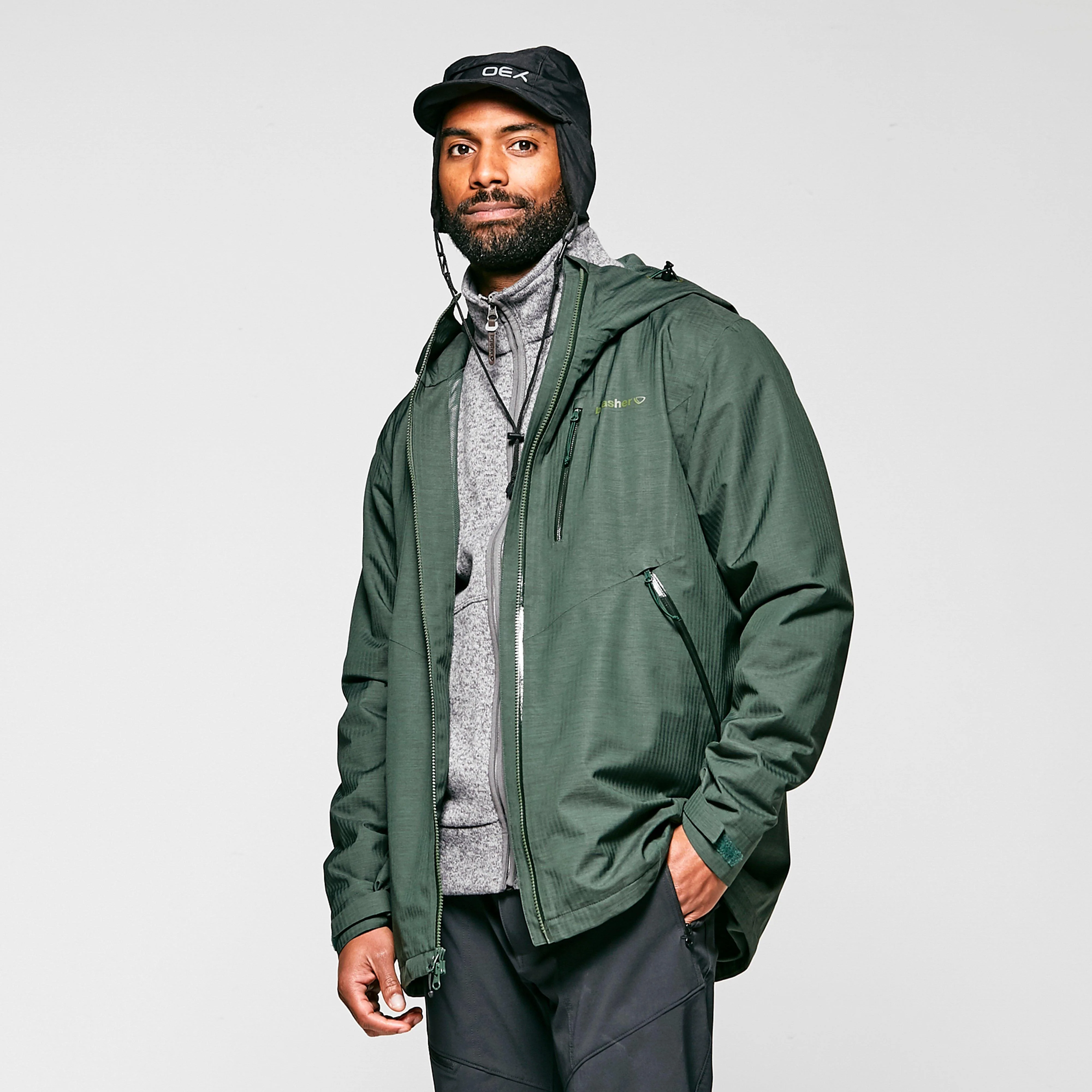 Men's Textured Waterproof Jacket