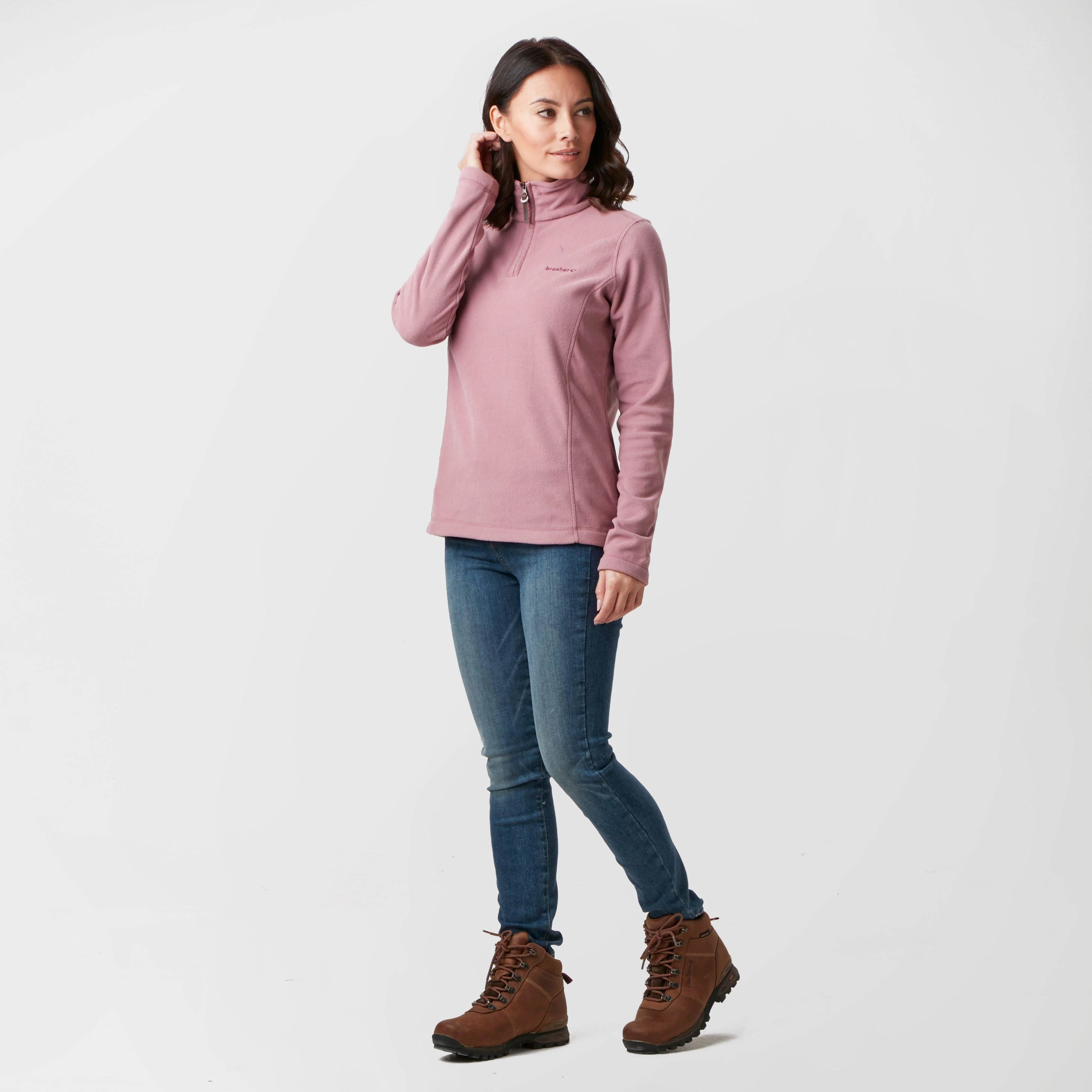 Women's Bleaberry Half Zip Fleece - Image 3