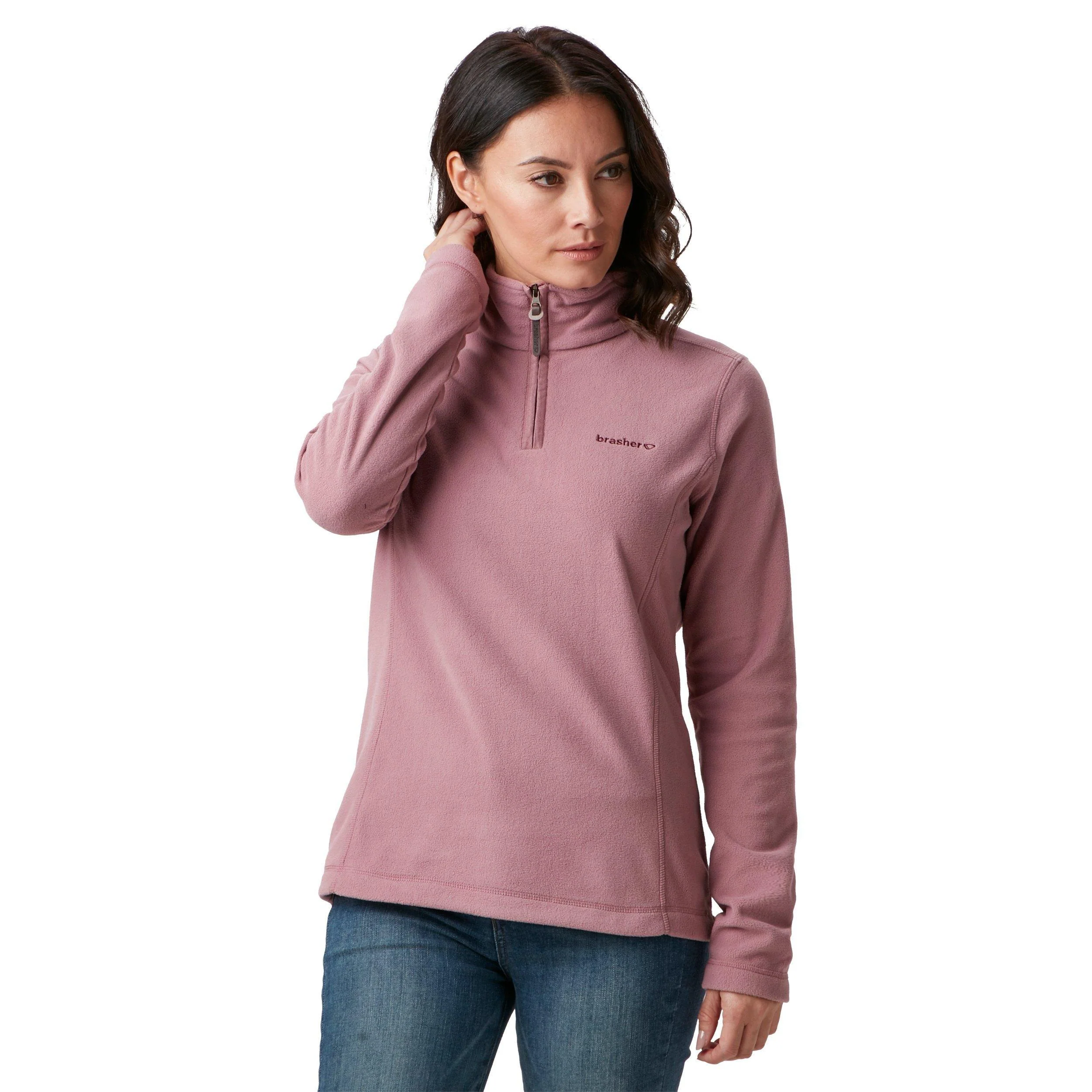 Women's Bleaberry Half Zip Fleece - Image 6