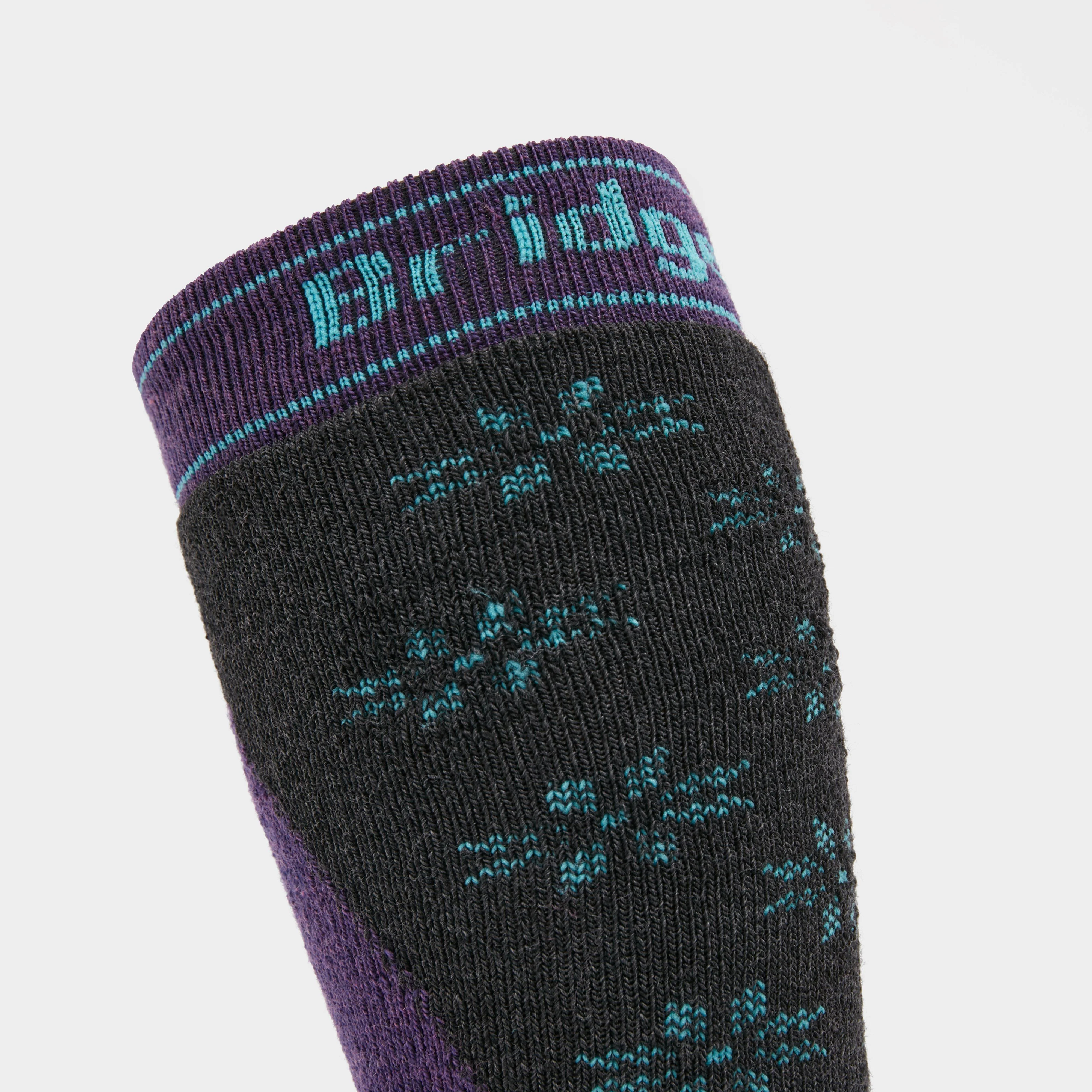 Women's Ski Midweight Merino Endurance Over Calf Socks - Image 12