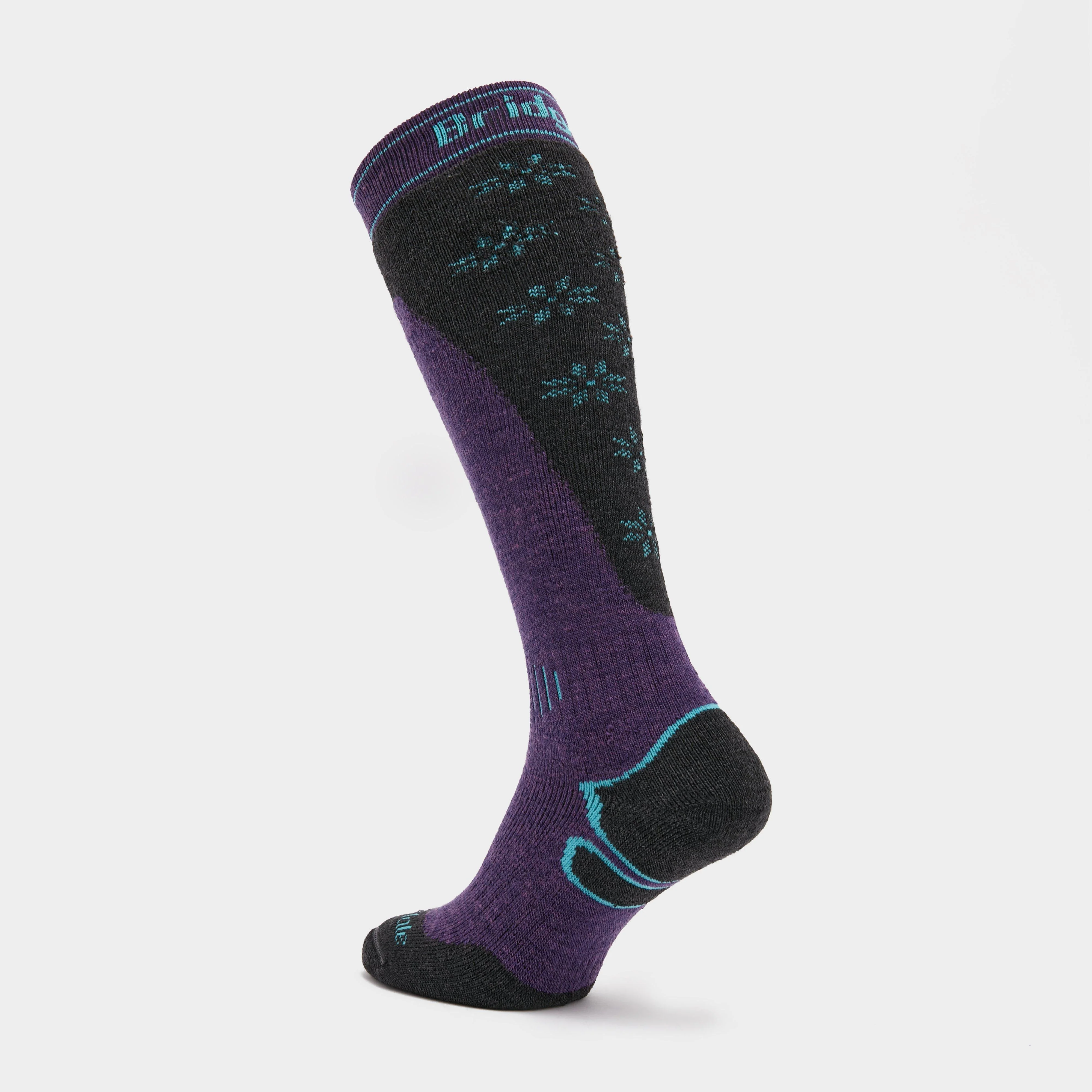 Women's Ski Midweight Merino Endurance Over Calf Socks - Image 2