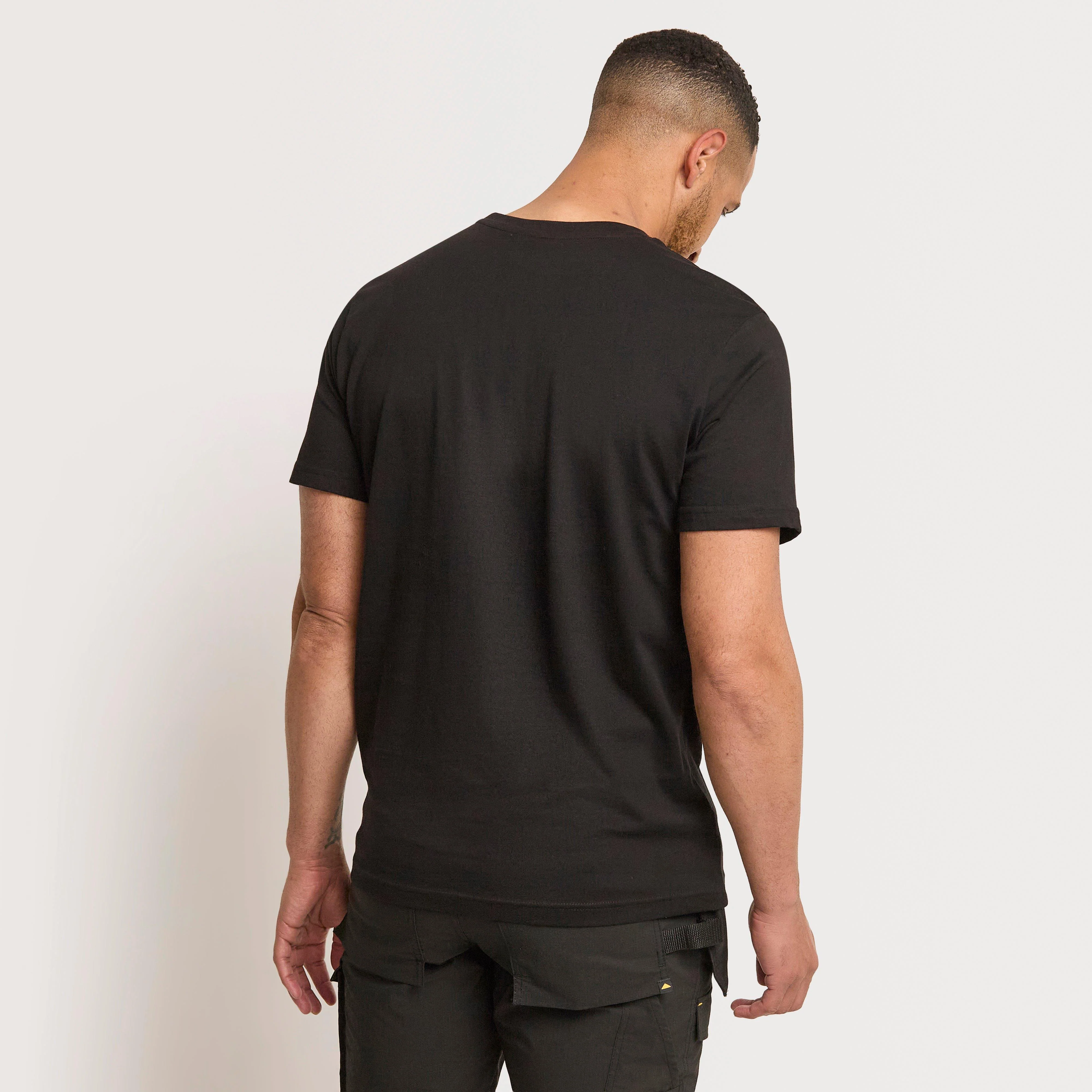 Men’s Essentials Short-sleeve T-shirt Black - Image 3