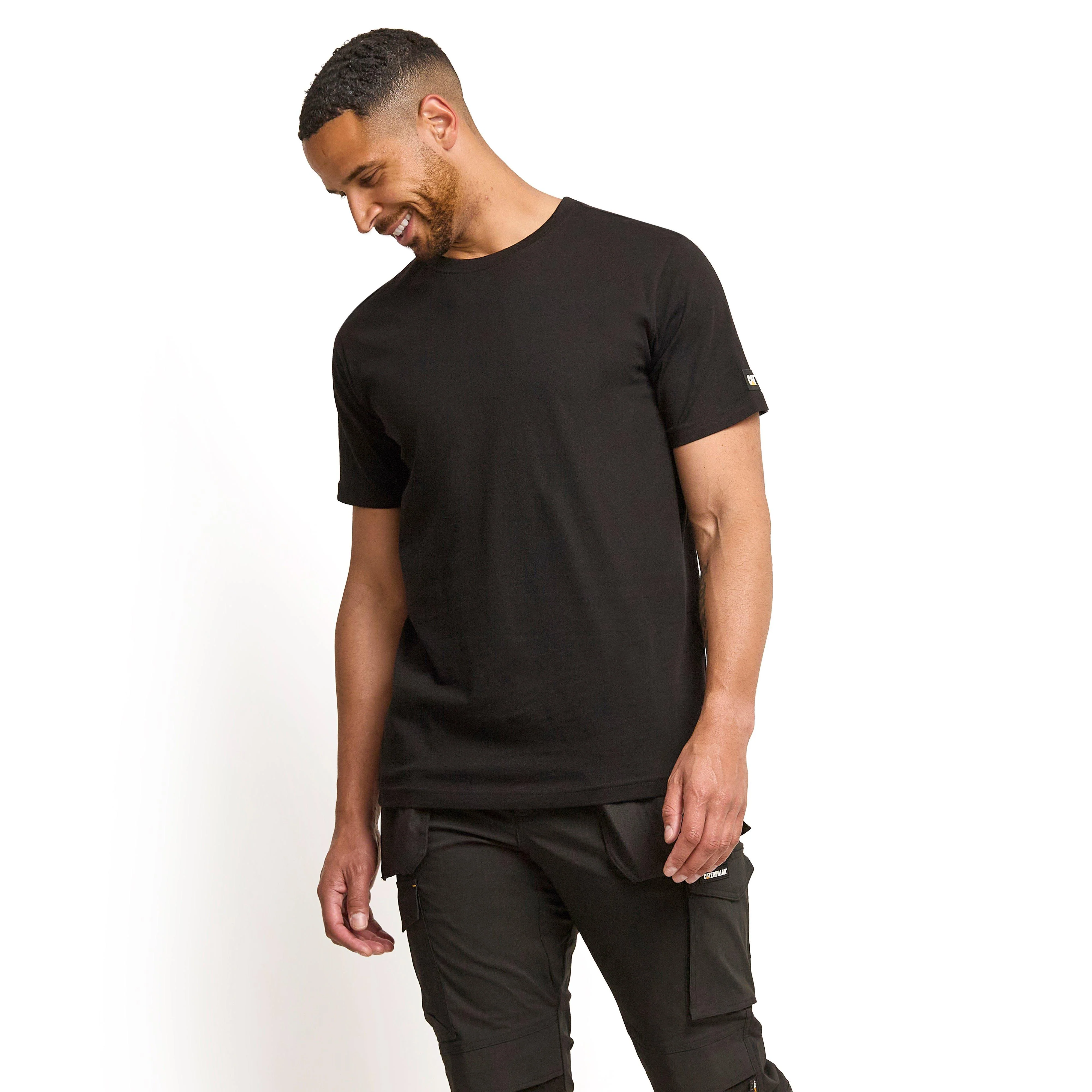 Men’s Essentials Short-sleeve T-shirt Black - Image 5
