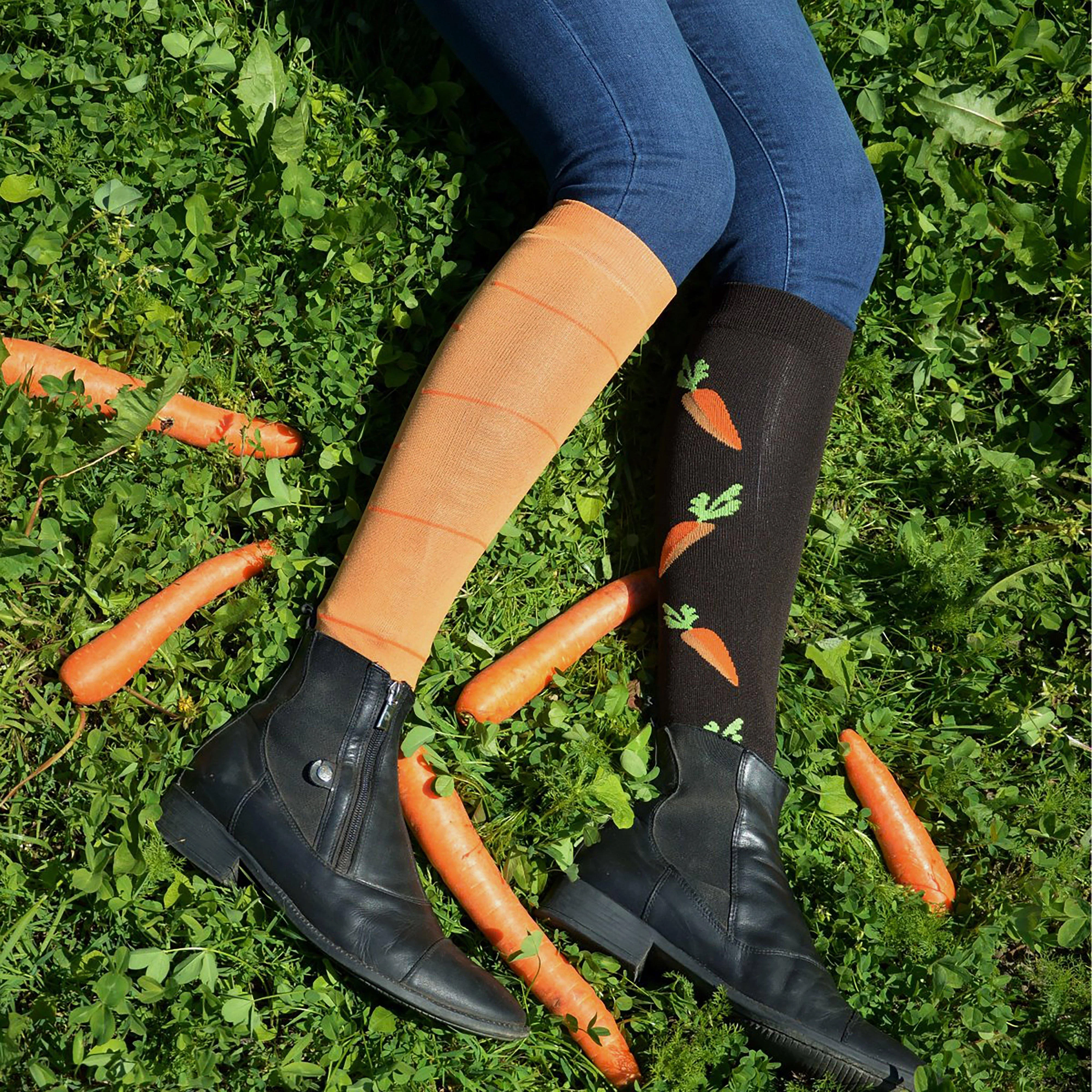 Adults Novelty Fun Socks Carrots - Image 2