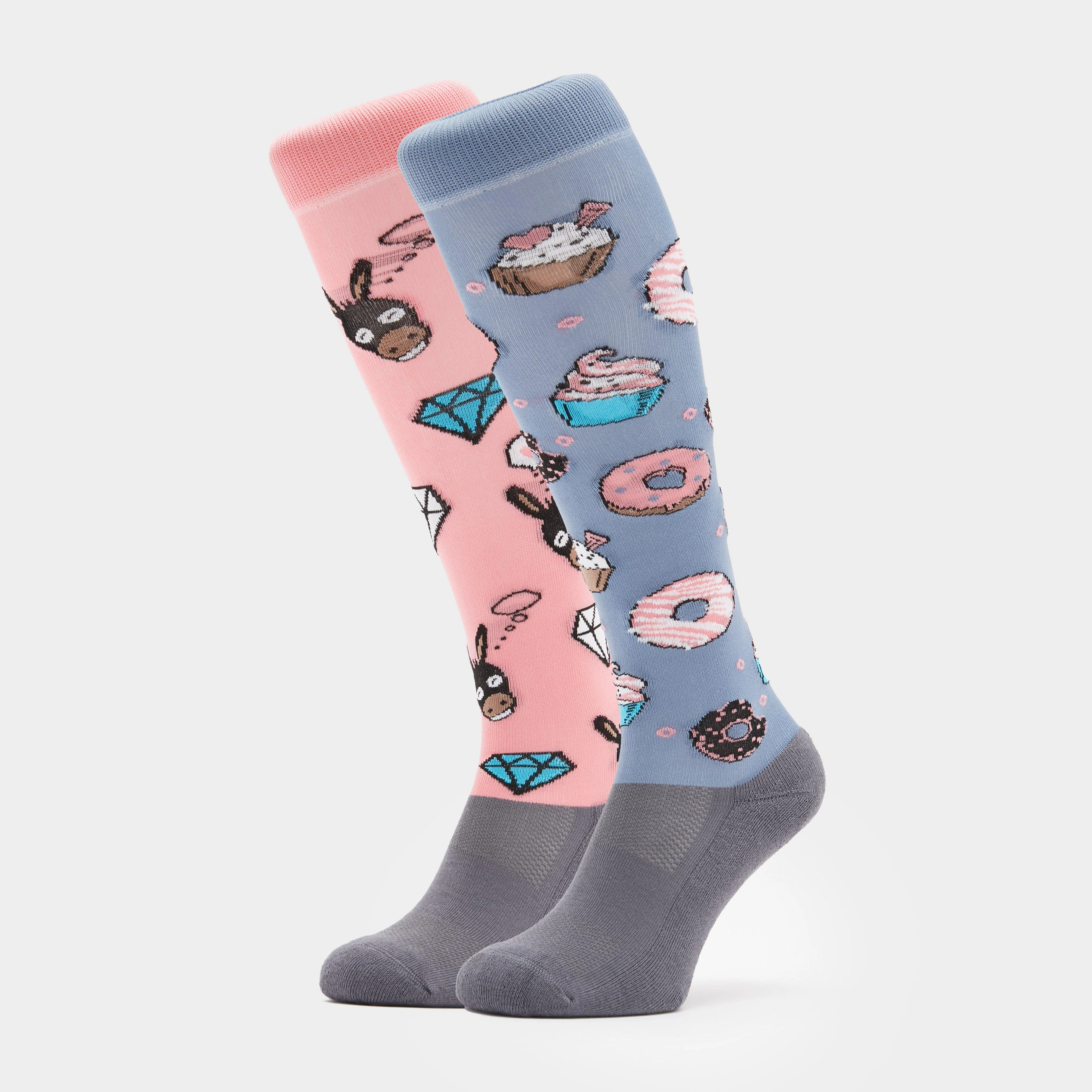 Kids Novelty Donkey Doughnuts Socks