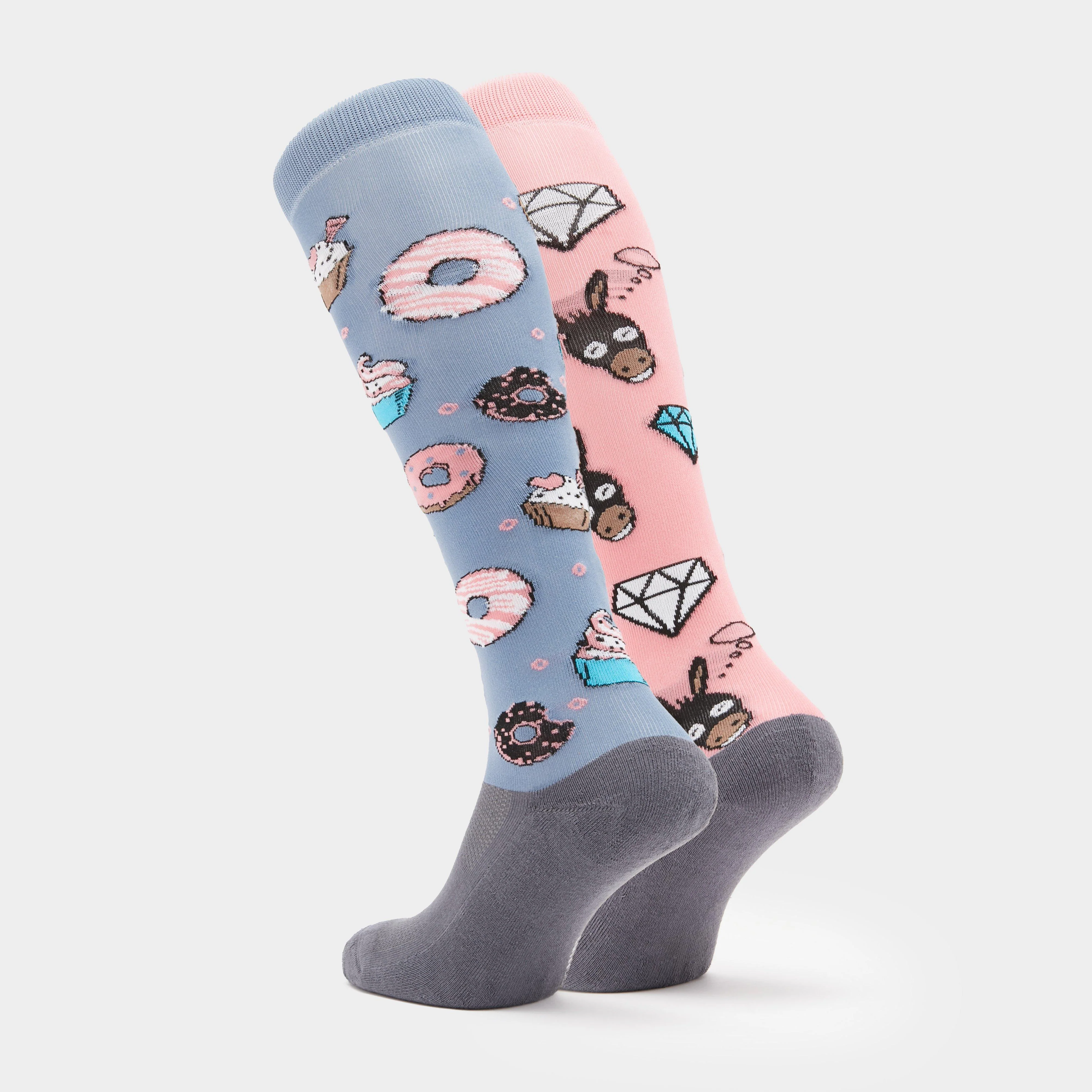 Kids Novelty Donkey Doughnuts Socks - Image 2