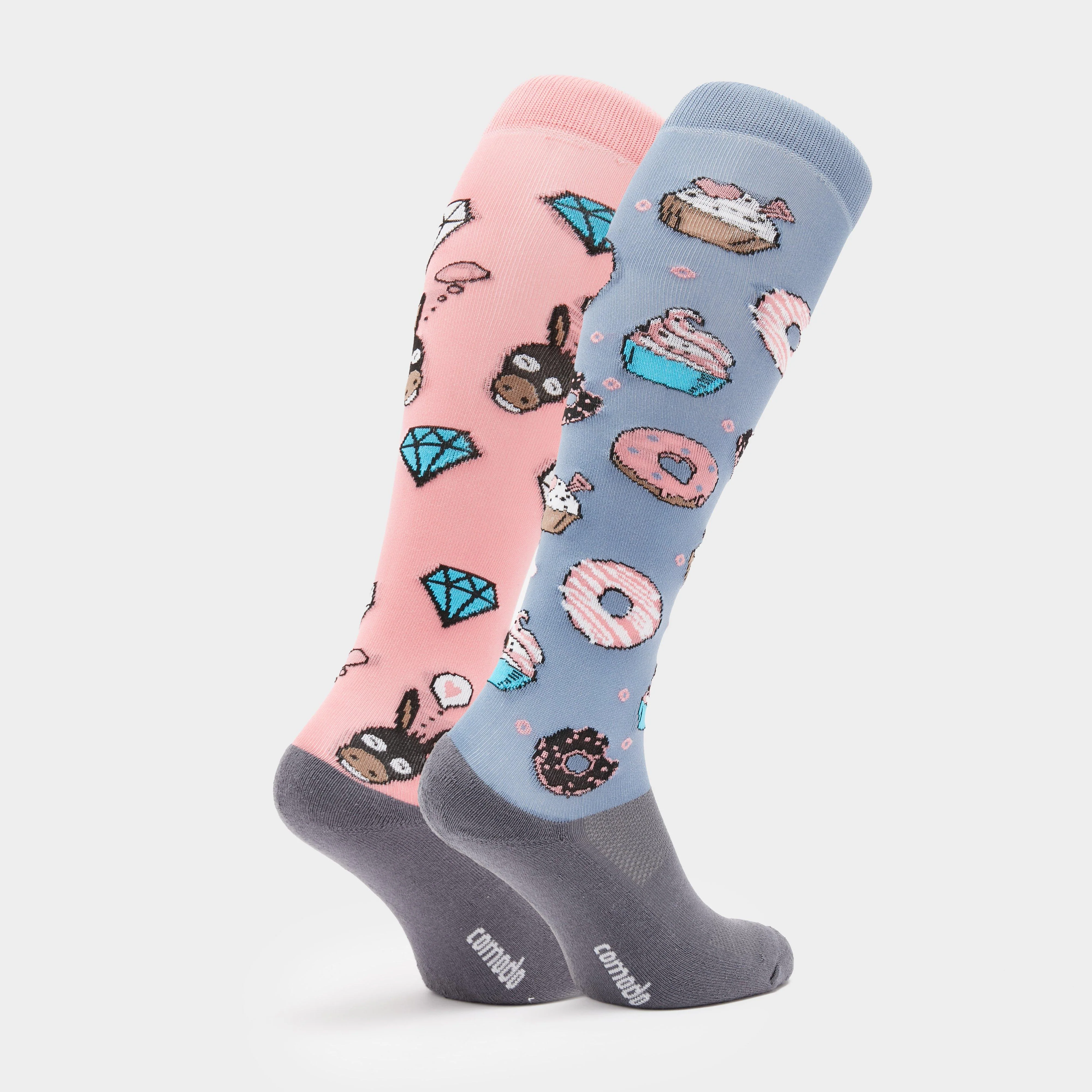 Kids Novelty Donkey Doughnuts Socks - Image 3