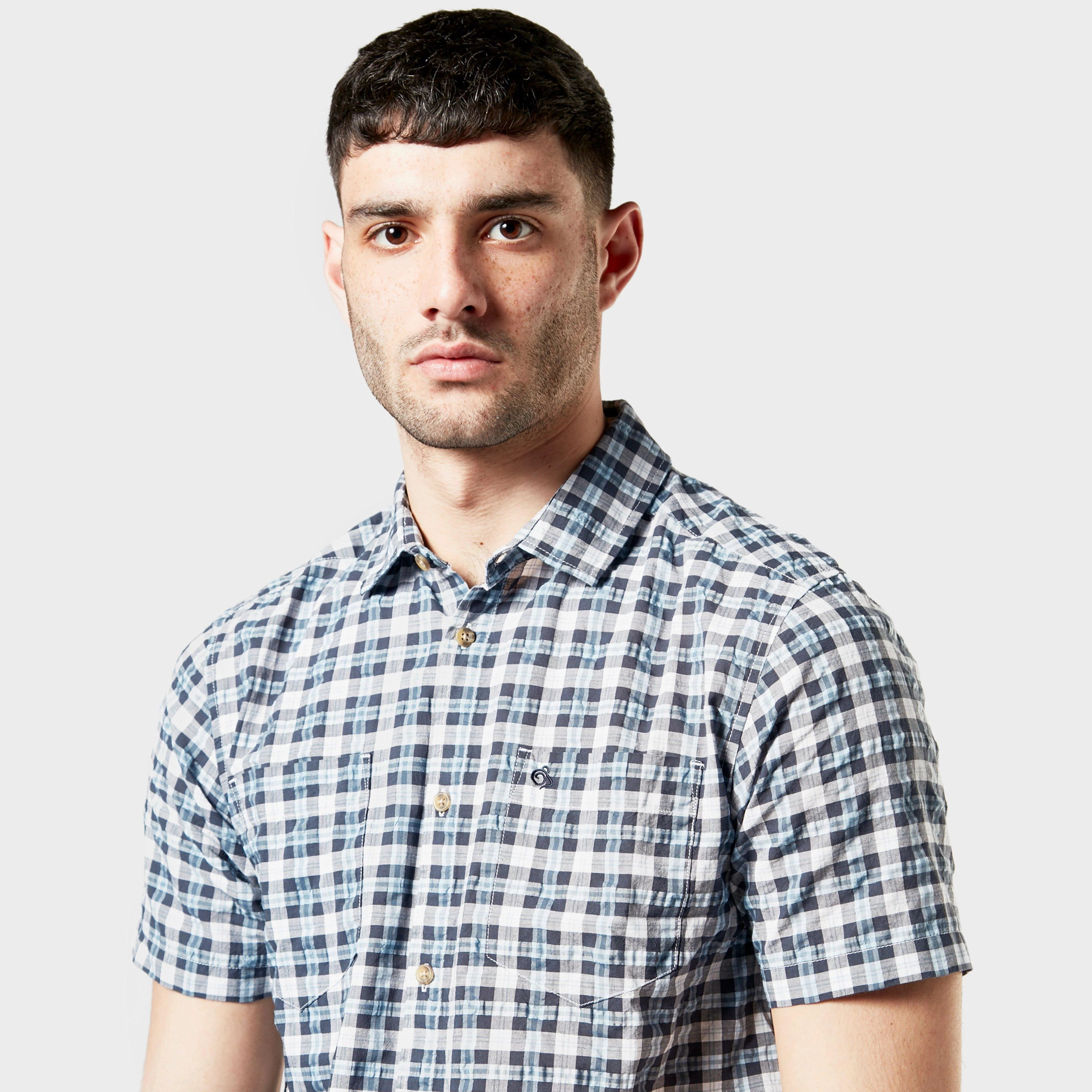 Men’s Pele Short Sleeved Check Shirt - Image 5