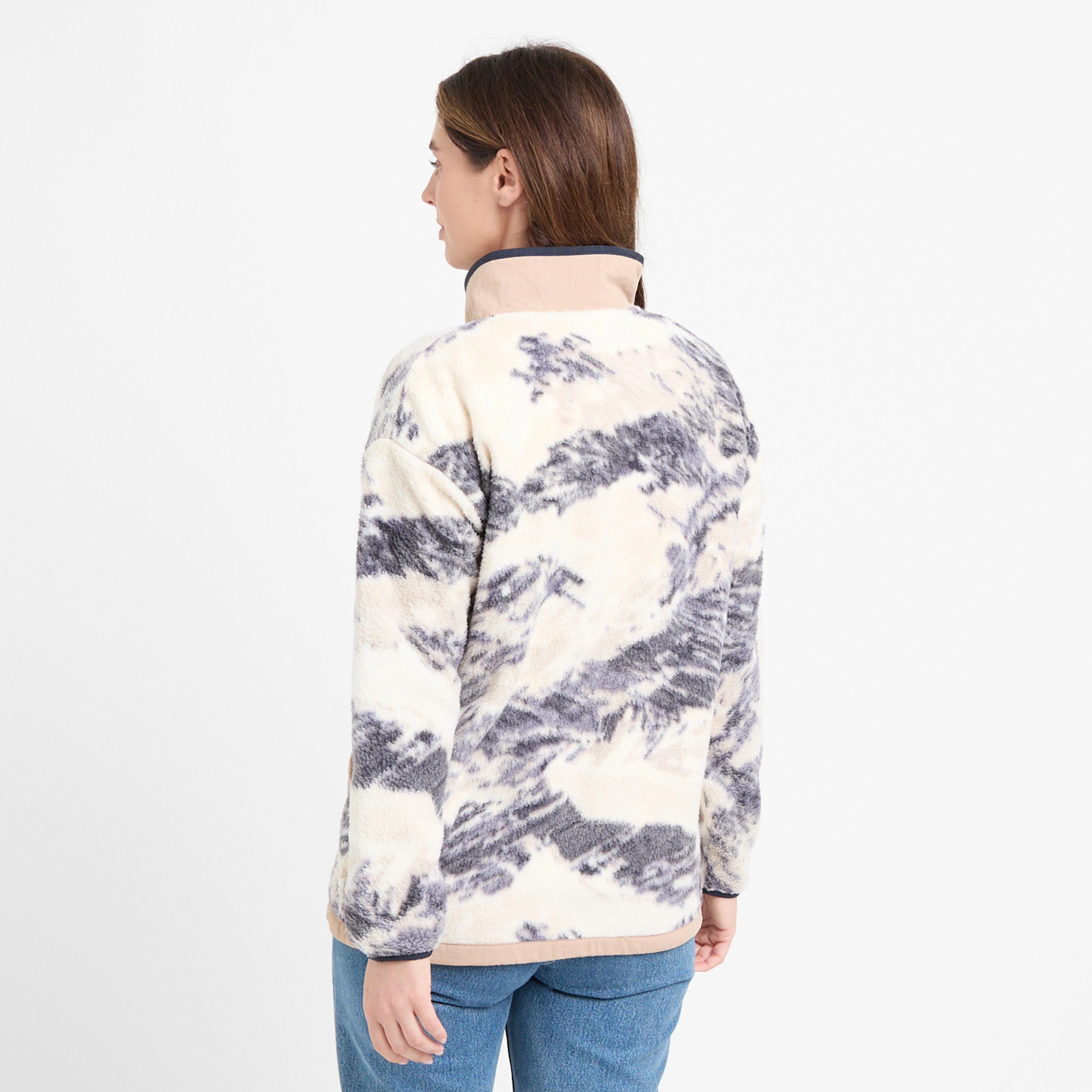 Women's Grange Relaxed Fit Half Zip Fleece - Image 11