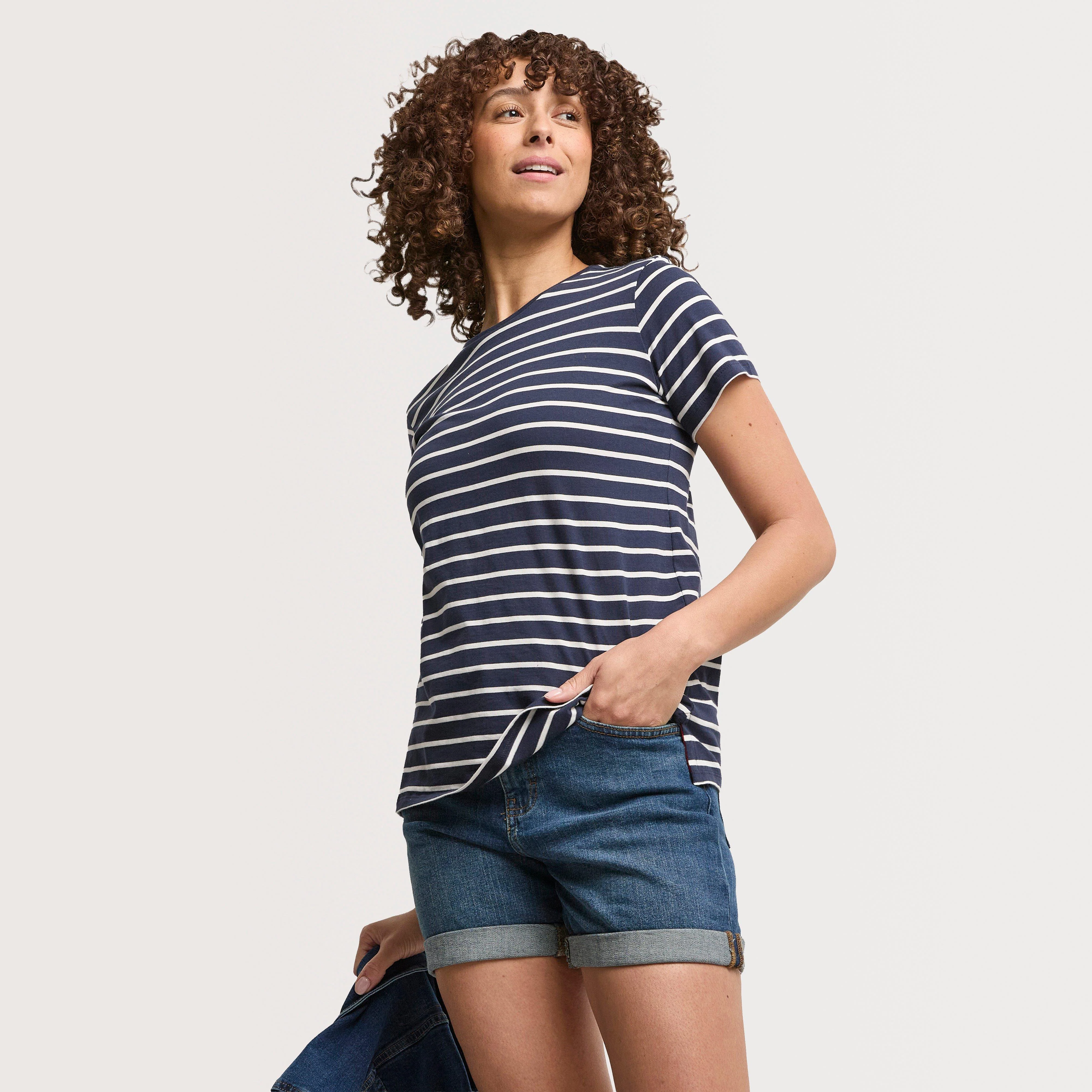 Women's Breton Short Sleeve Top