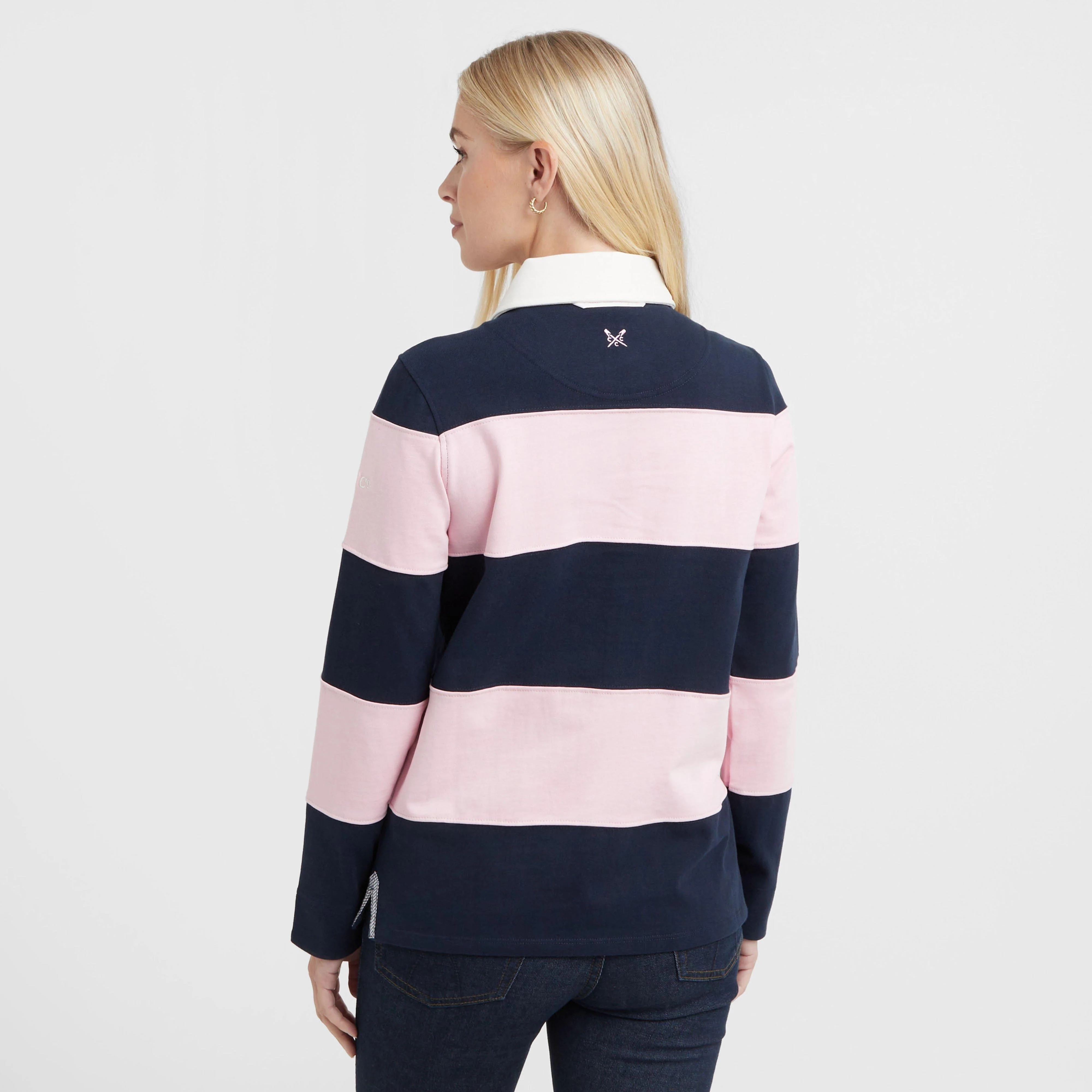 Women's Long Sleeve Stripe Rugby Shirt - Image 2