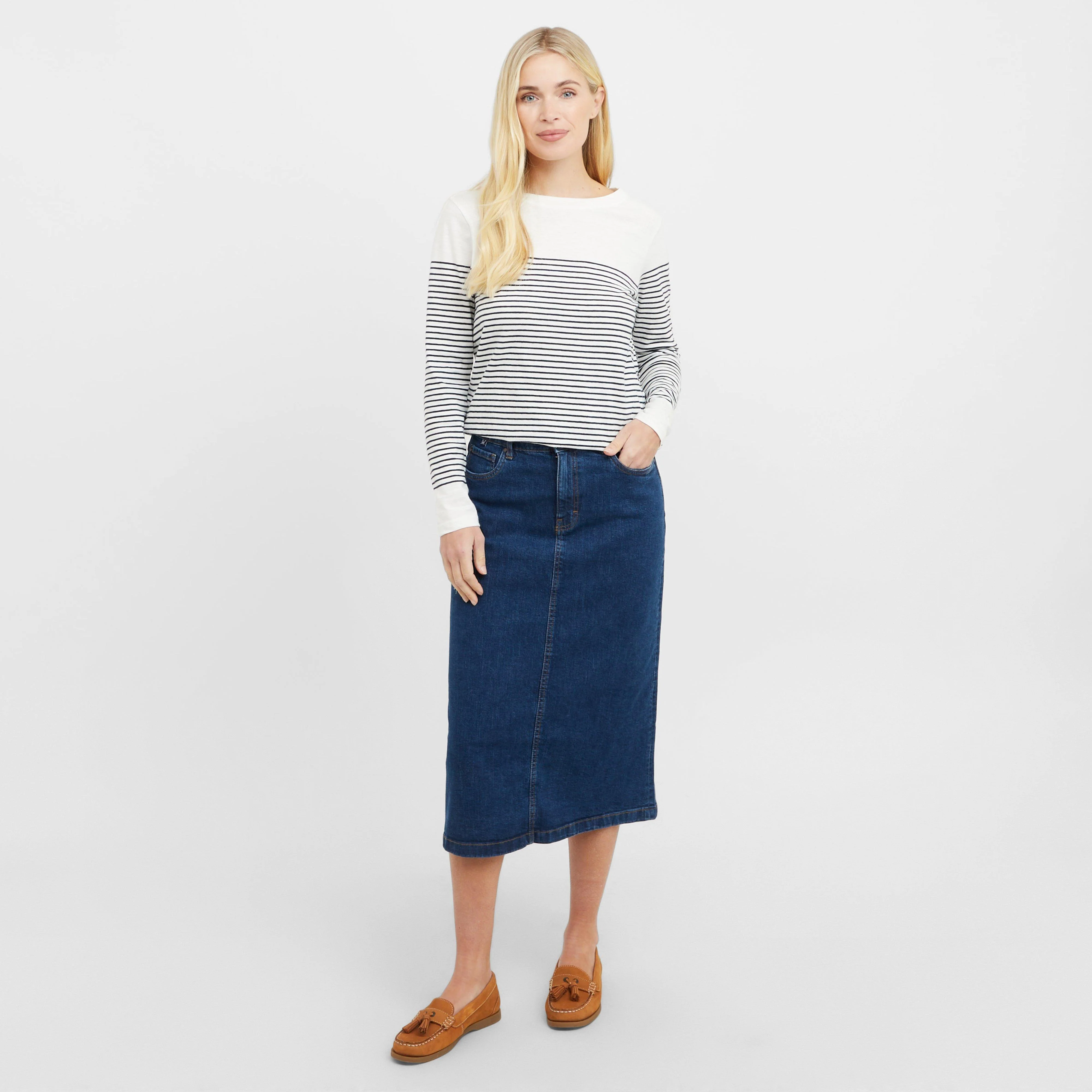 Women’s Mia Denim Midi Skirt - Image 3