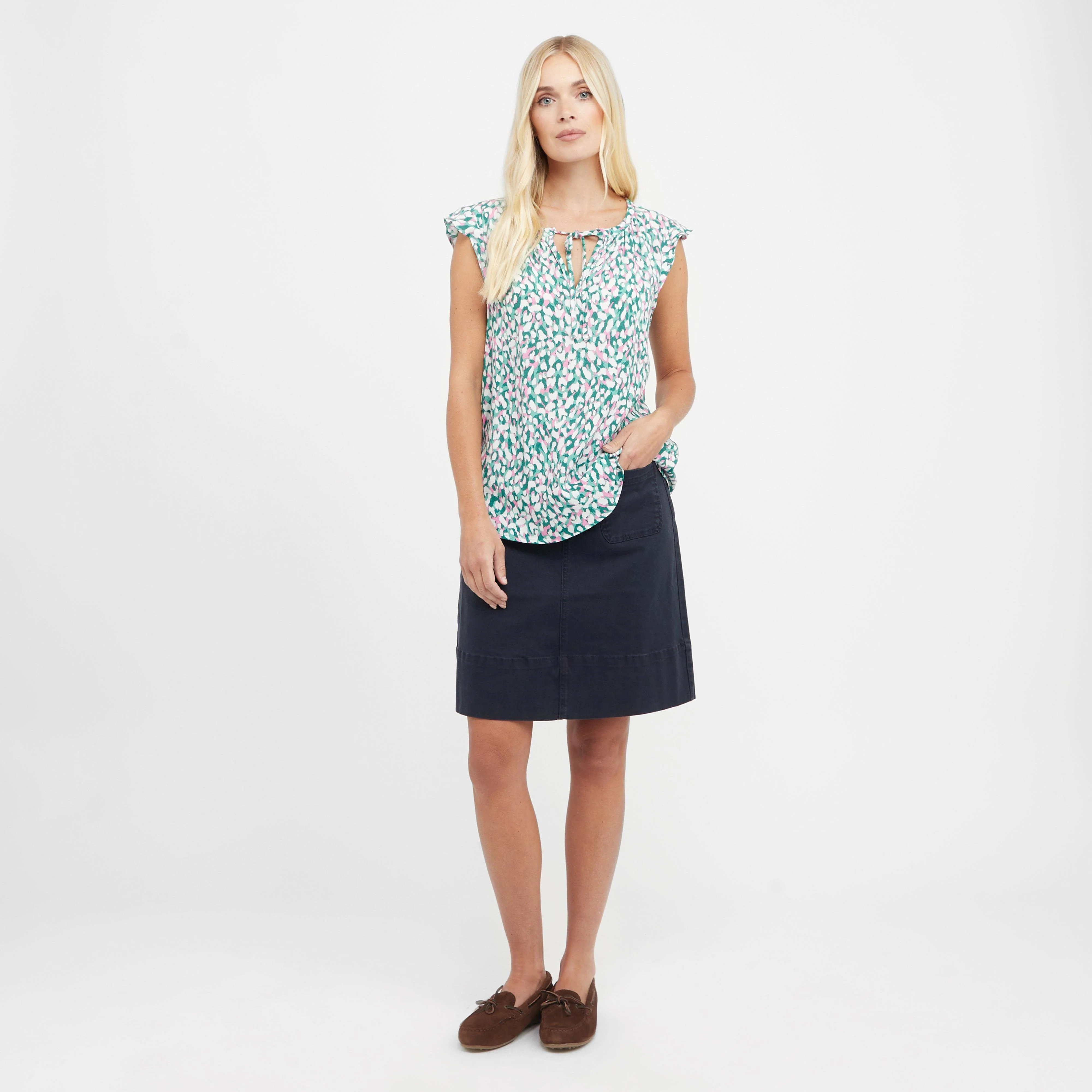 Women’s Ondine Frill Sleeve Top - Image 3