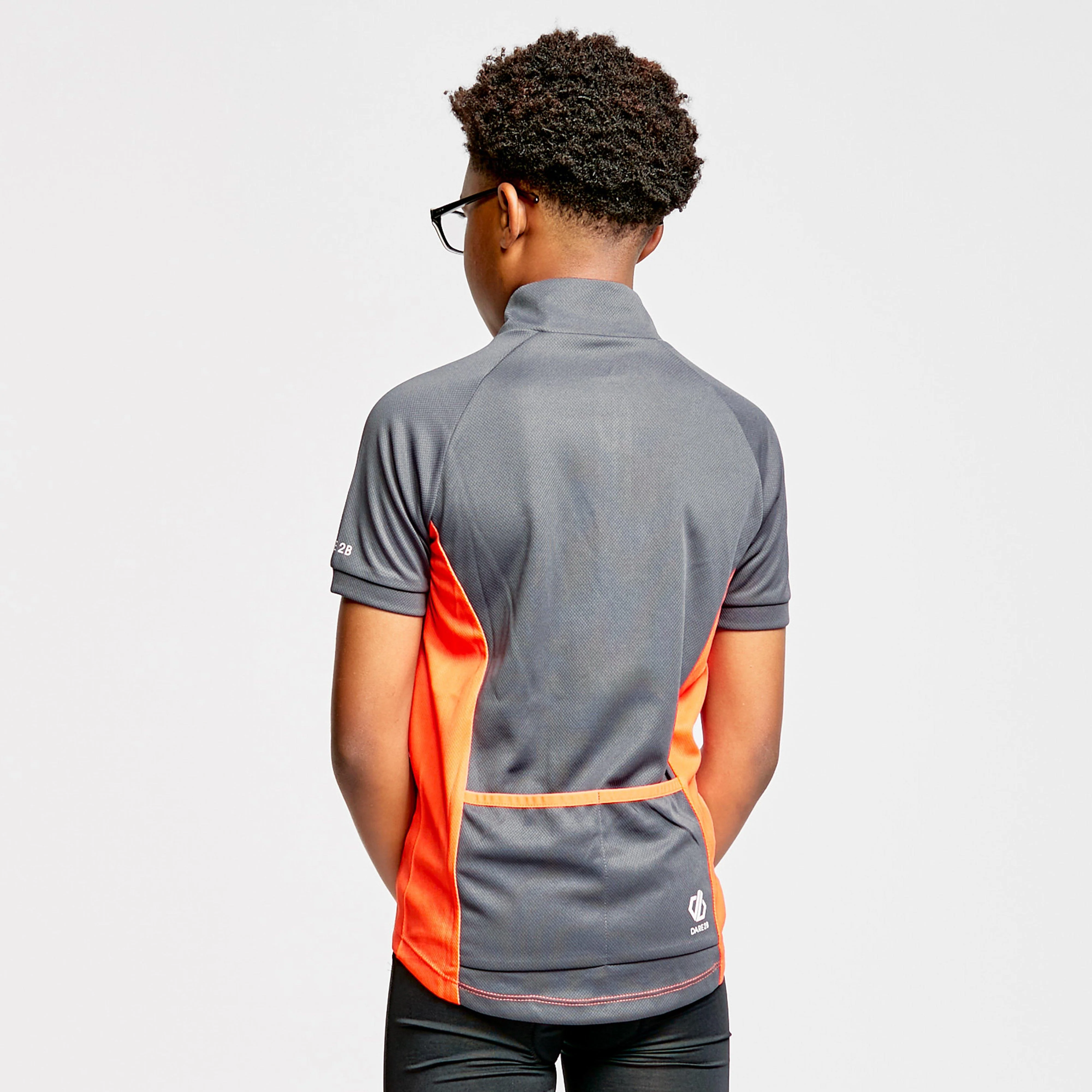 Kids' Go Faster Half Zip Cycle Jersey - Image 2