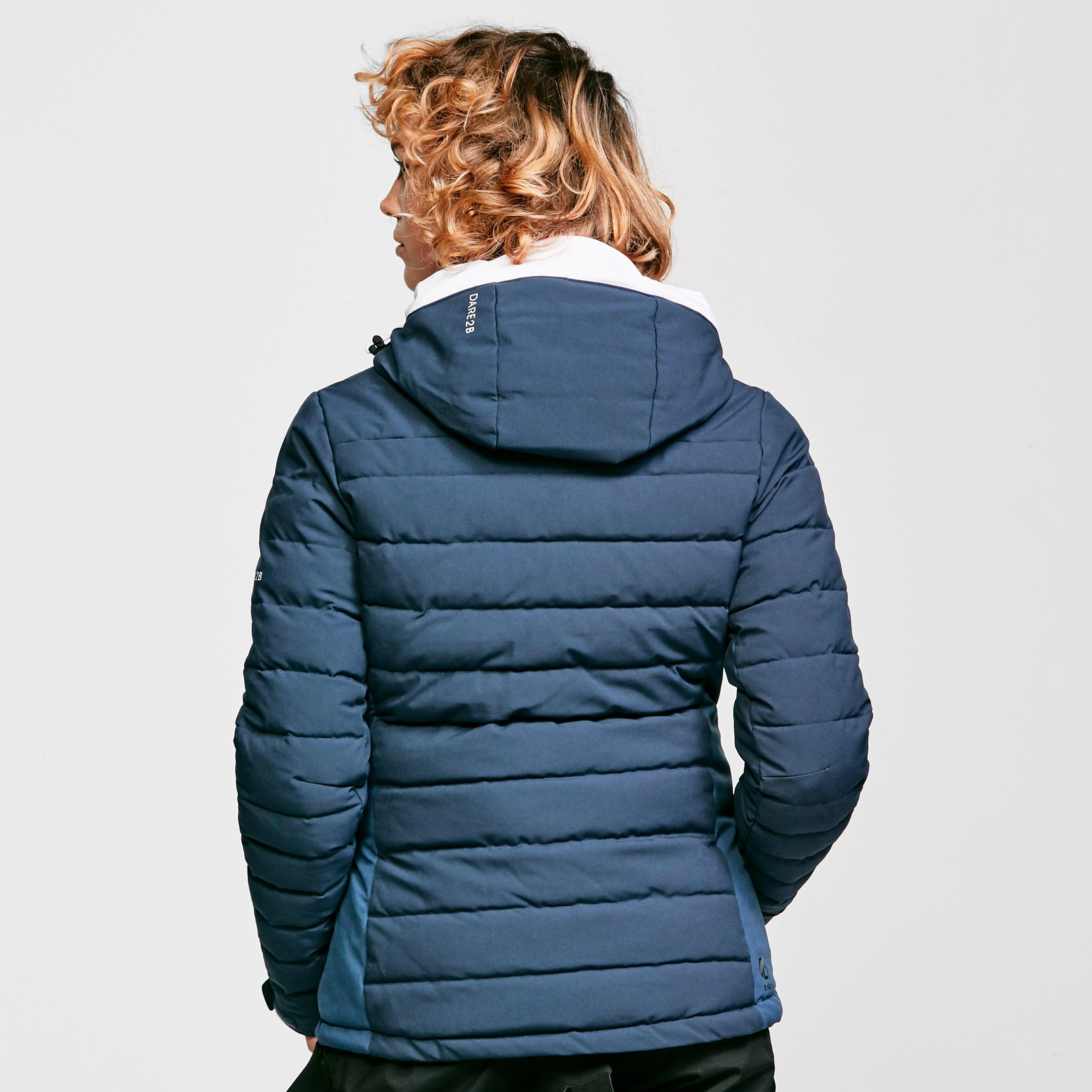 Women's Succeed Waterproof Insulated Quilted Hooded Ski Jacket - Image 2