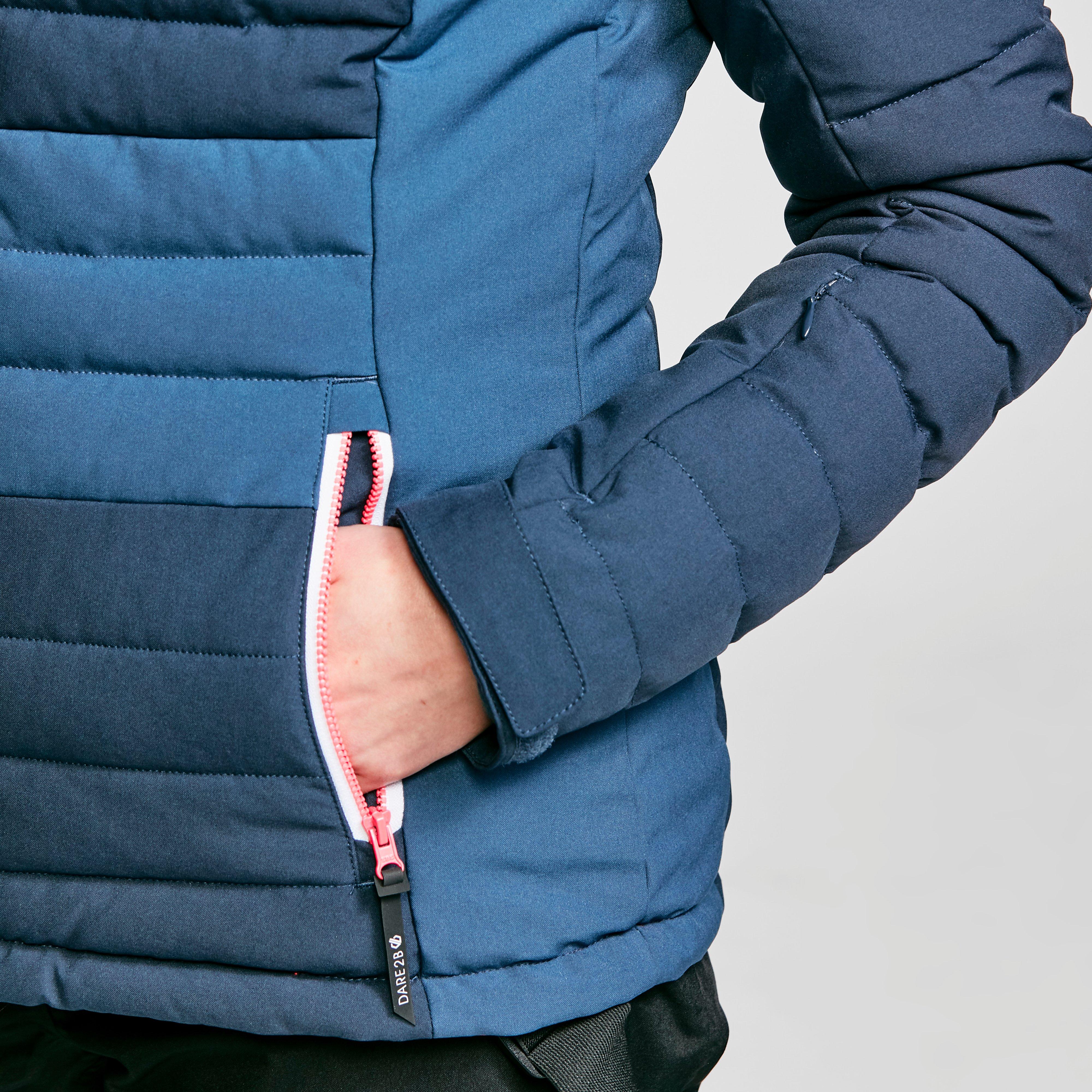 Women's Succeed Waterproof Insulated Quilted Hooded Ski Jacket - Image 6