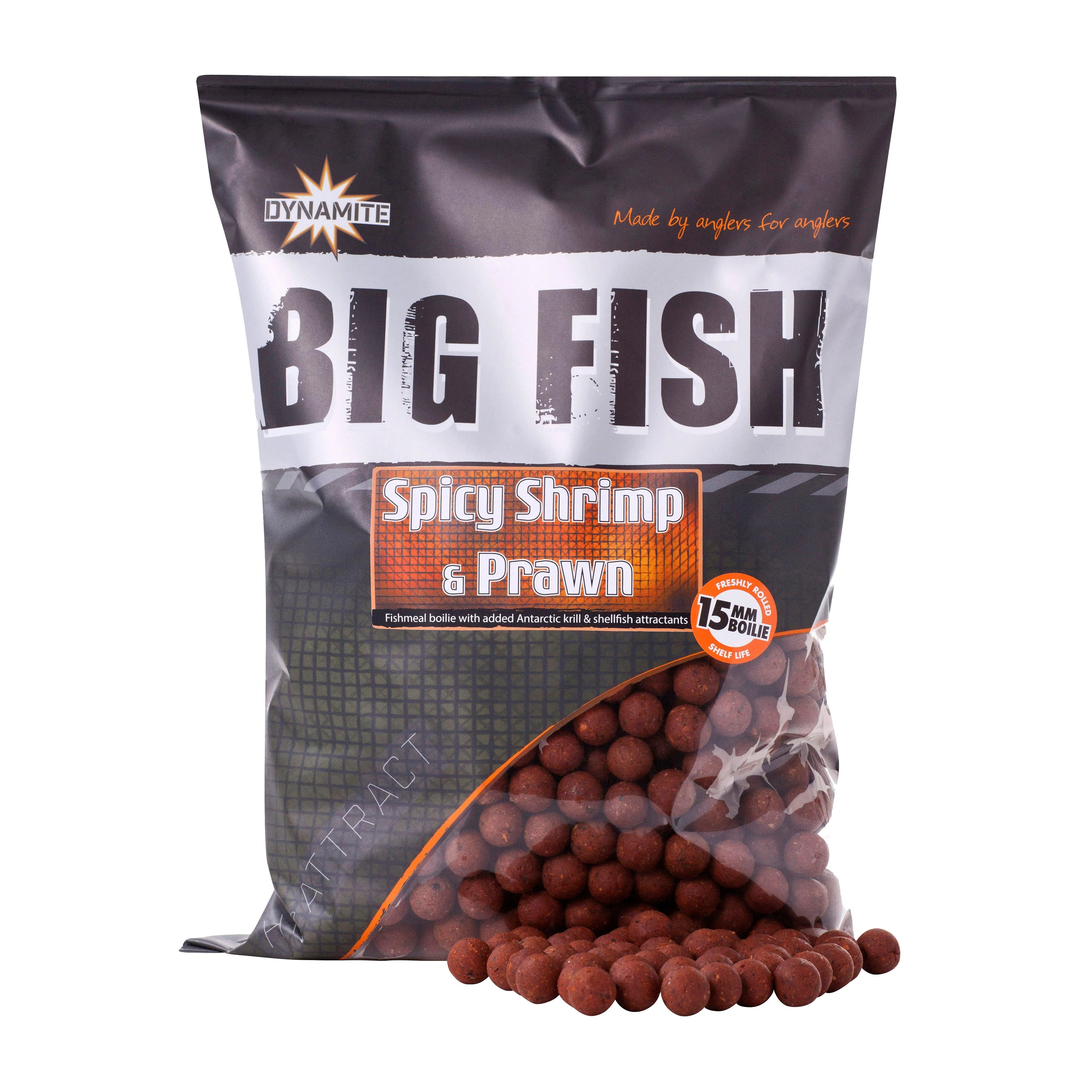 Spicy Shrimp & Prawn Boilies 15mm 1.8kg - Image 5