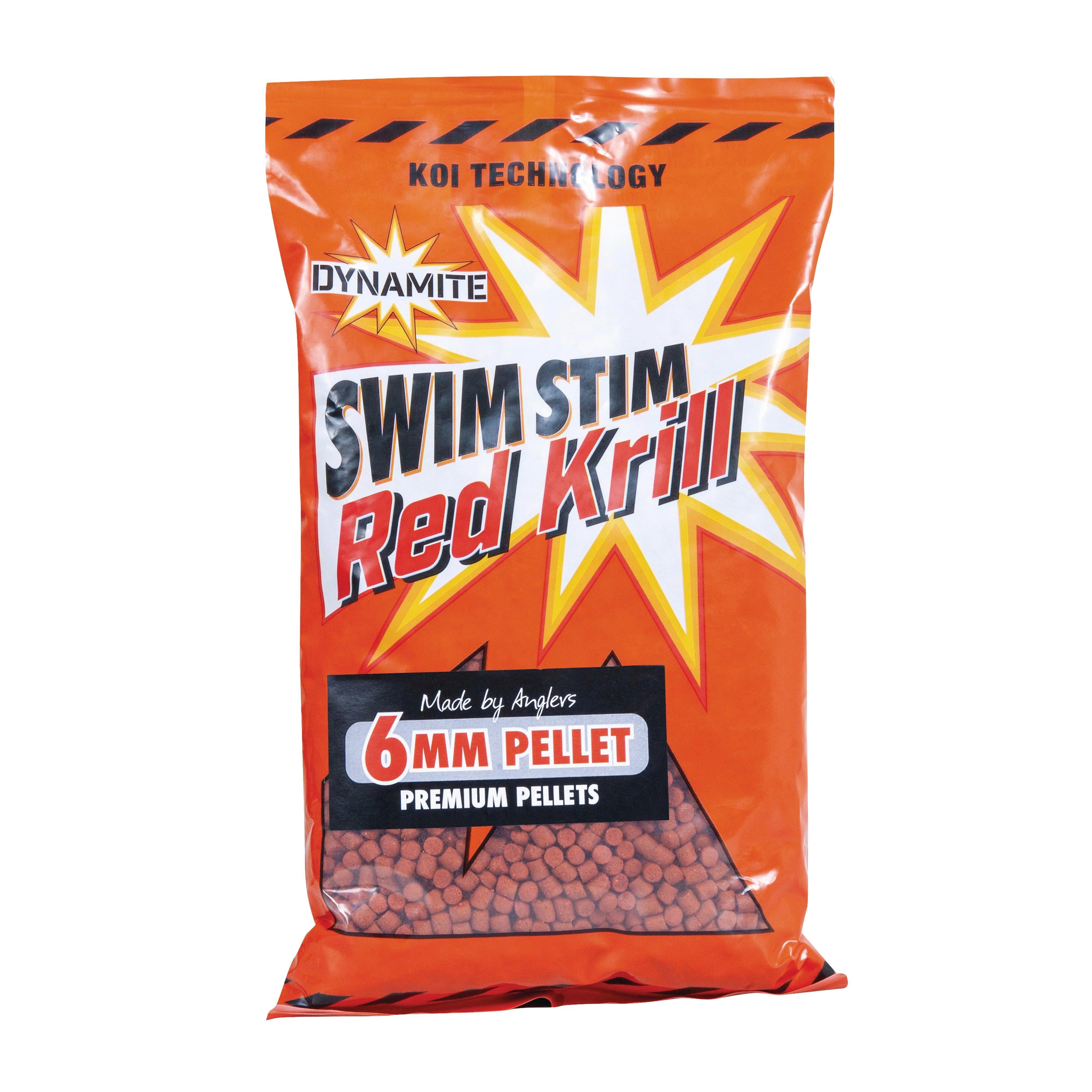 Swim Stim Red Krill Sinking Carp Pellets, 6mm, 900 - Image 2