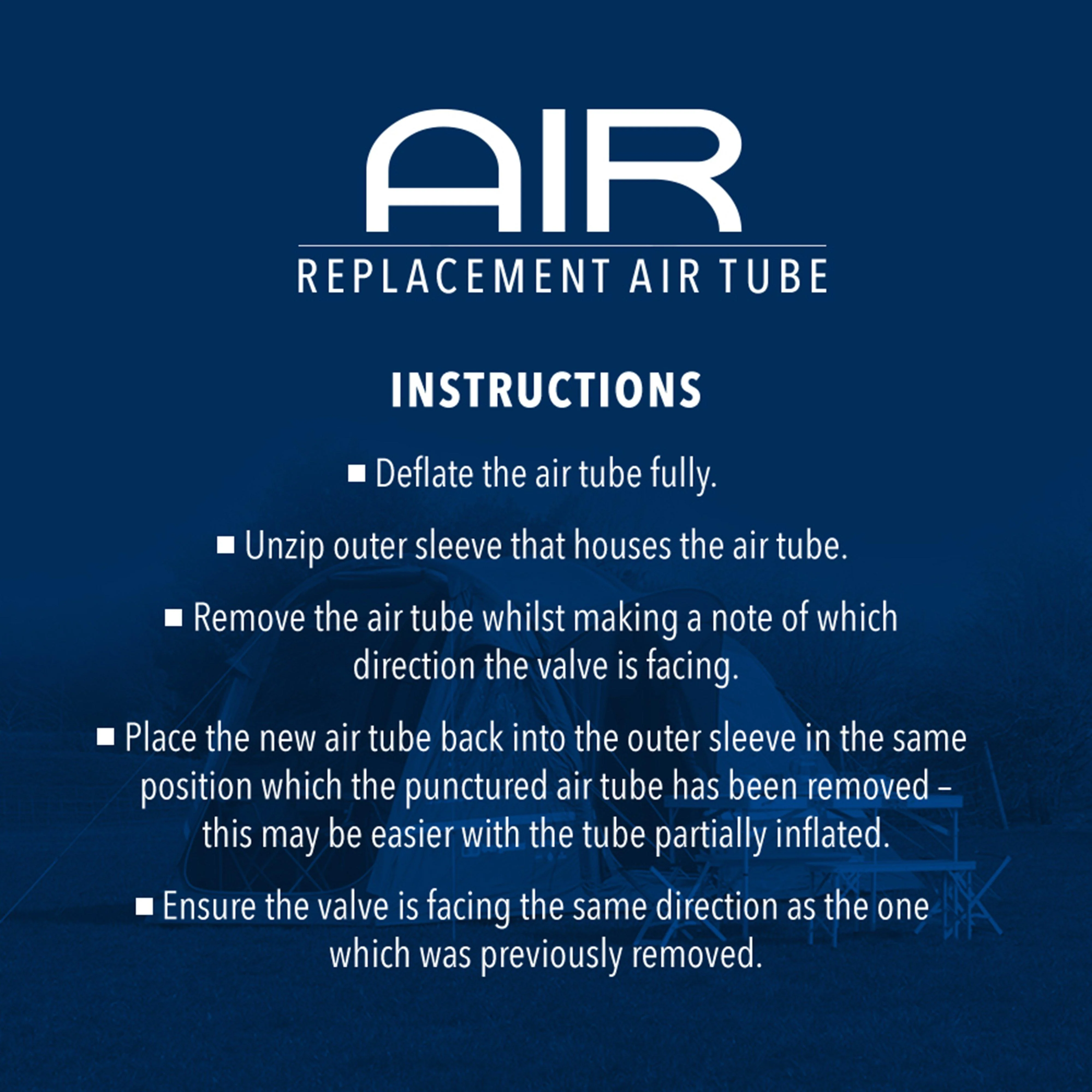 Air 6 Tent Replacement Air Tube - 452L - Image 2