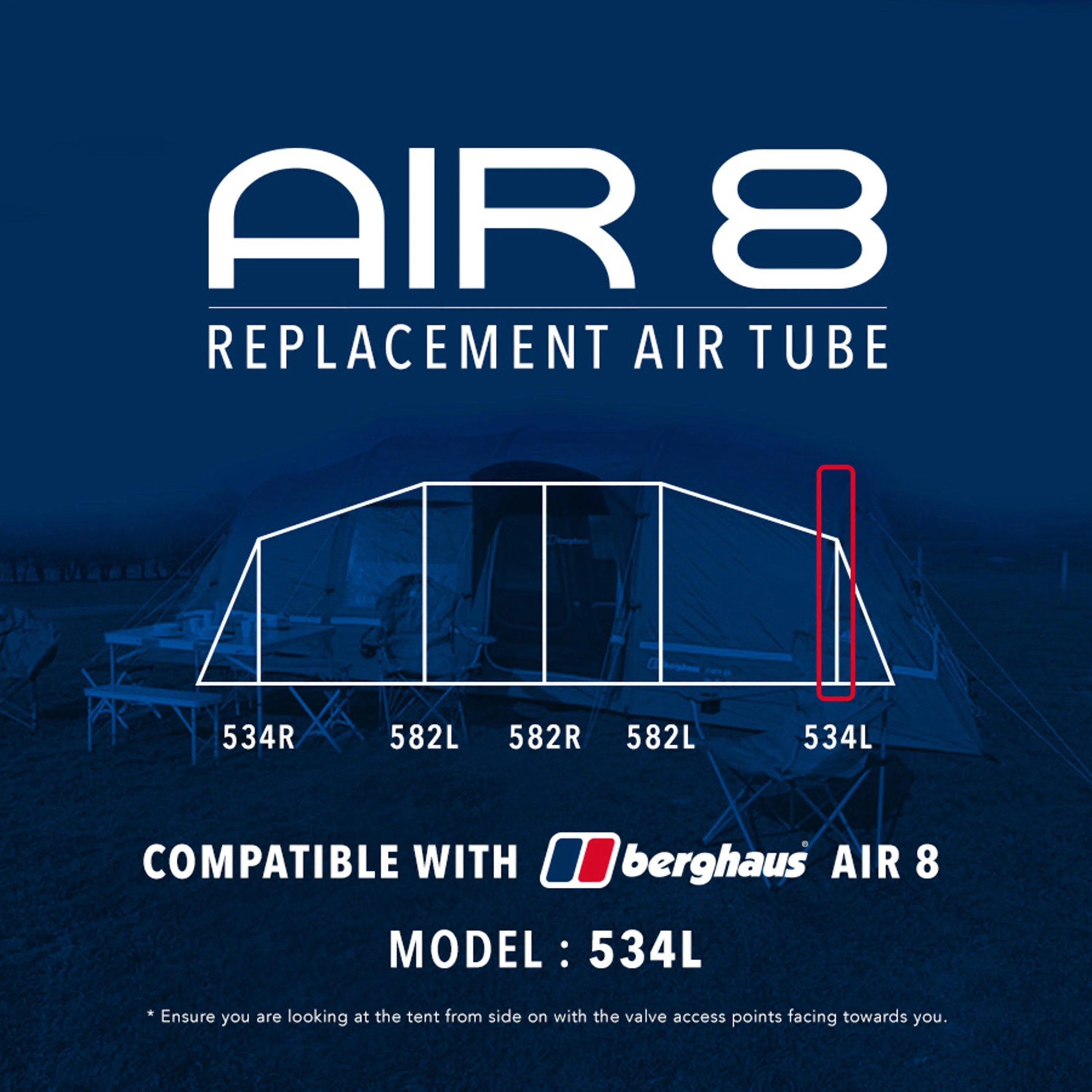Air 8 Replacement Air Tube - 534L - Image 3