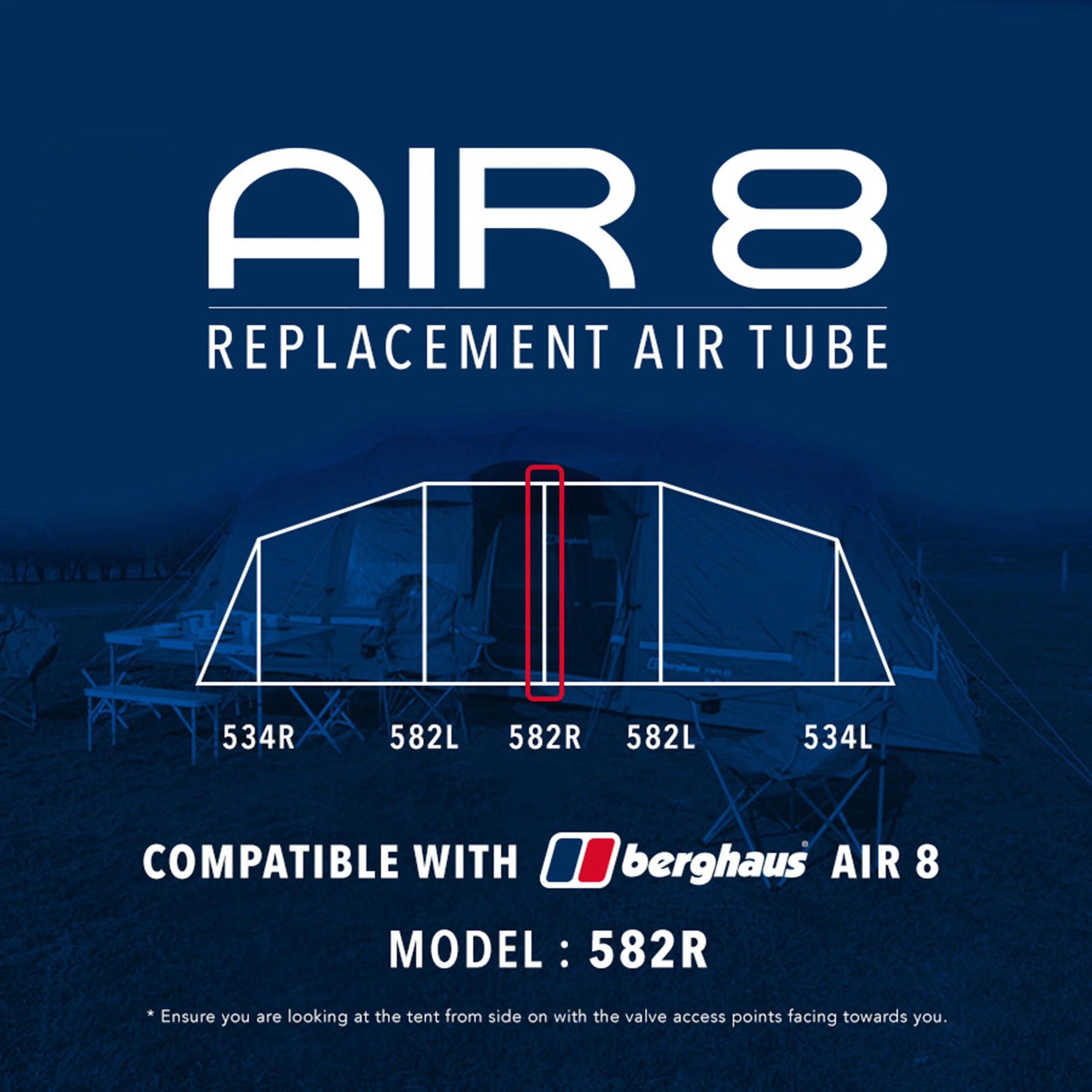 Air 8 Replacement Air Tube - 582R - Image 3