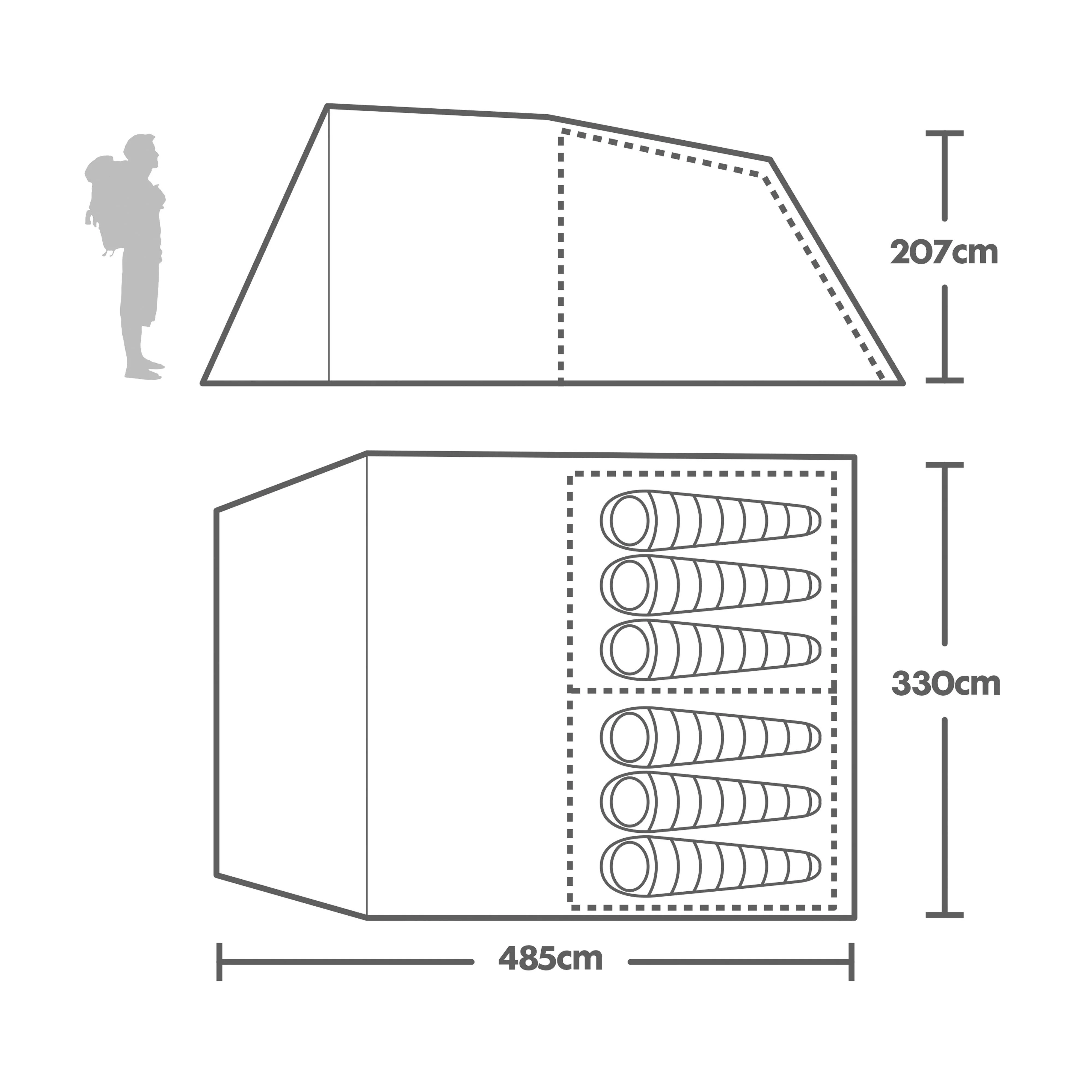 Sendero 6 Family Tent - Image 2
