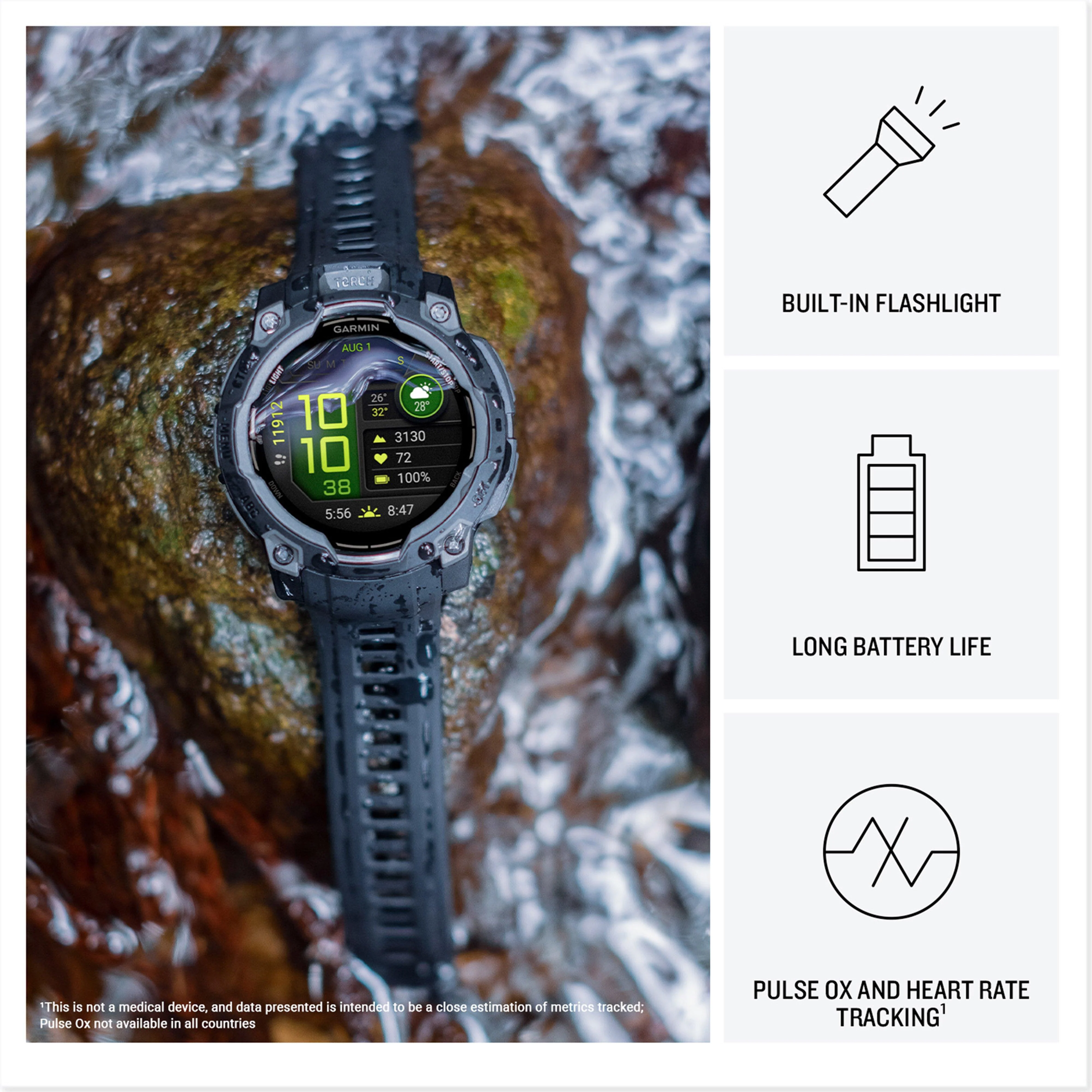 Instinct® 3 AMOLED 45mm Multi-Sport Smartwatch - Image 3