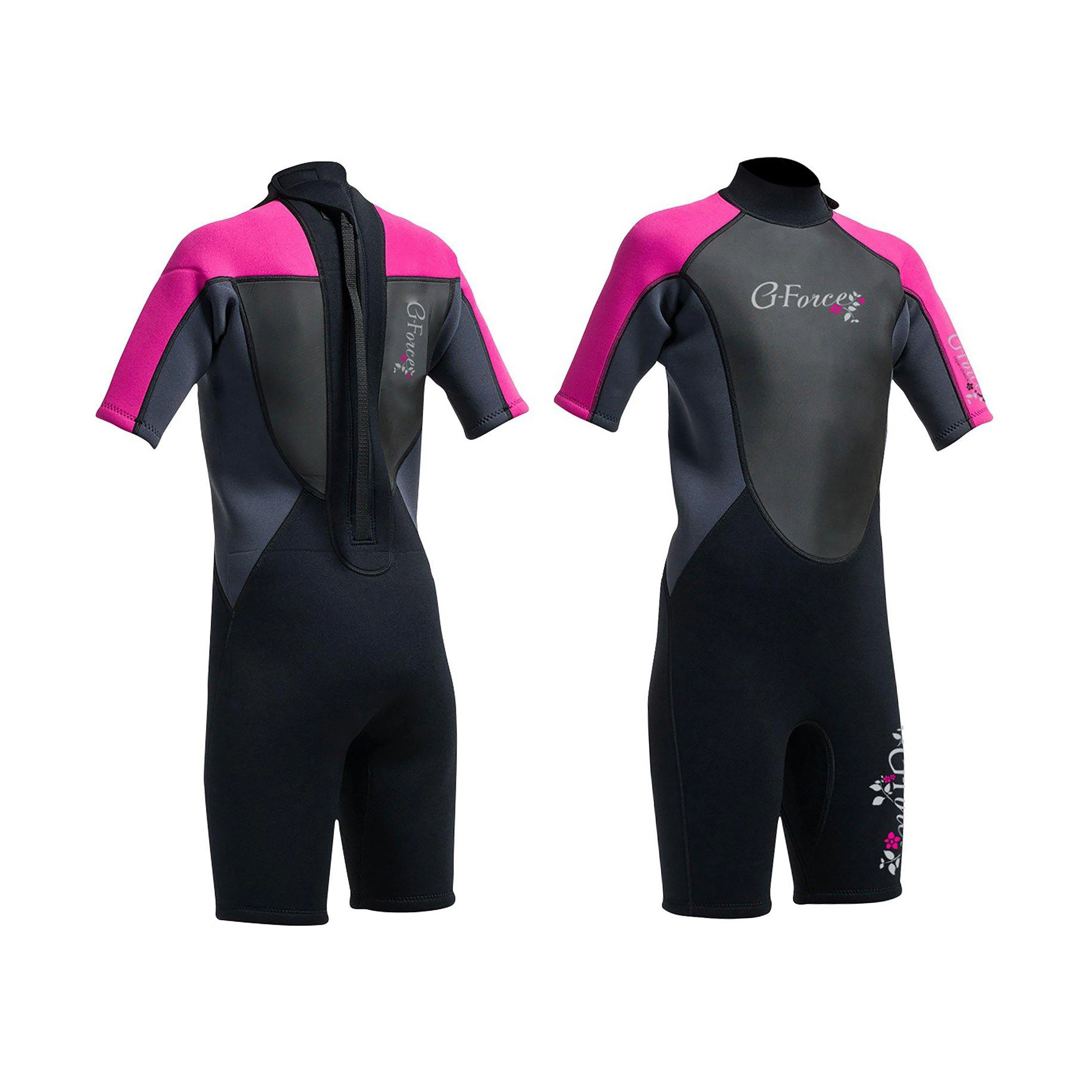 G-Force Junior Girls' 3mm FL Shorti Wetsuit - Image 2