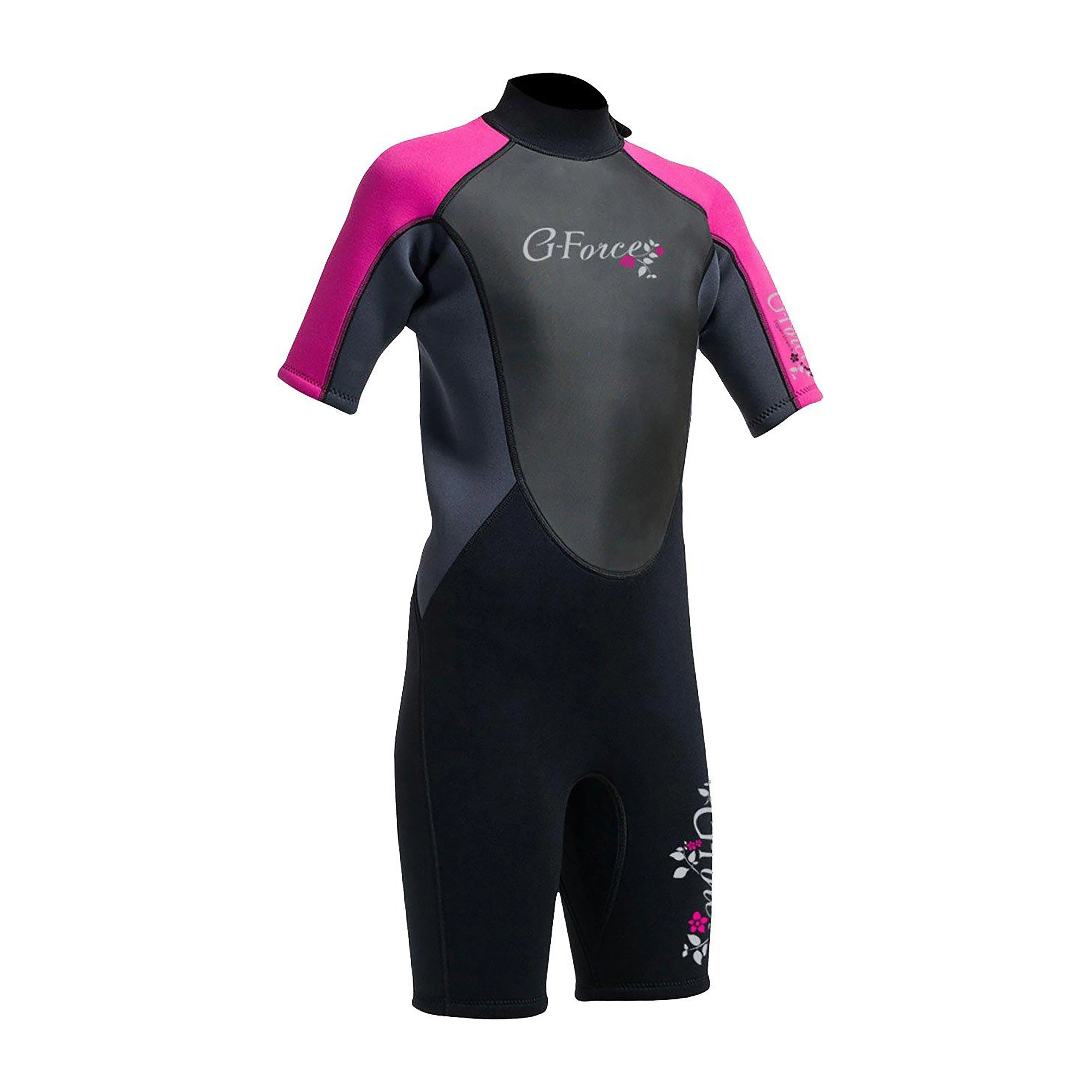 G-Force Junior Girls' 3mm FL Shorti Wetsuit - Image 4