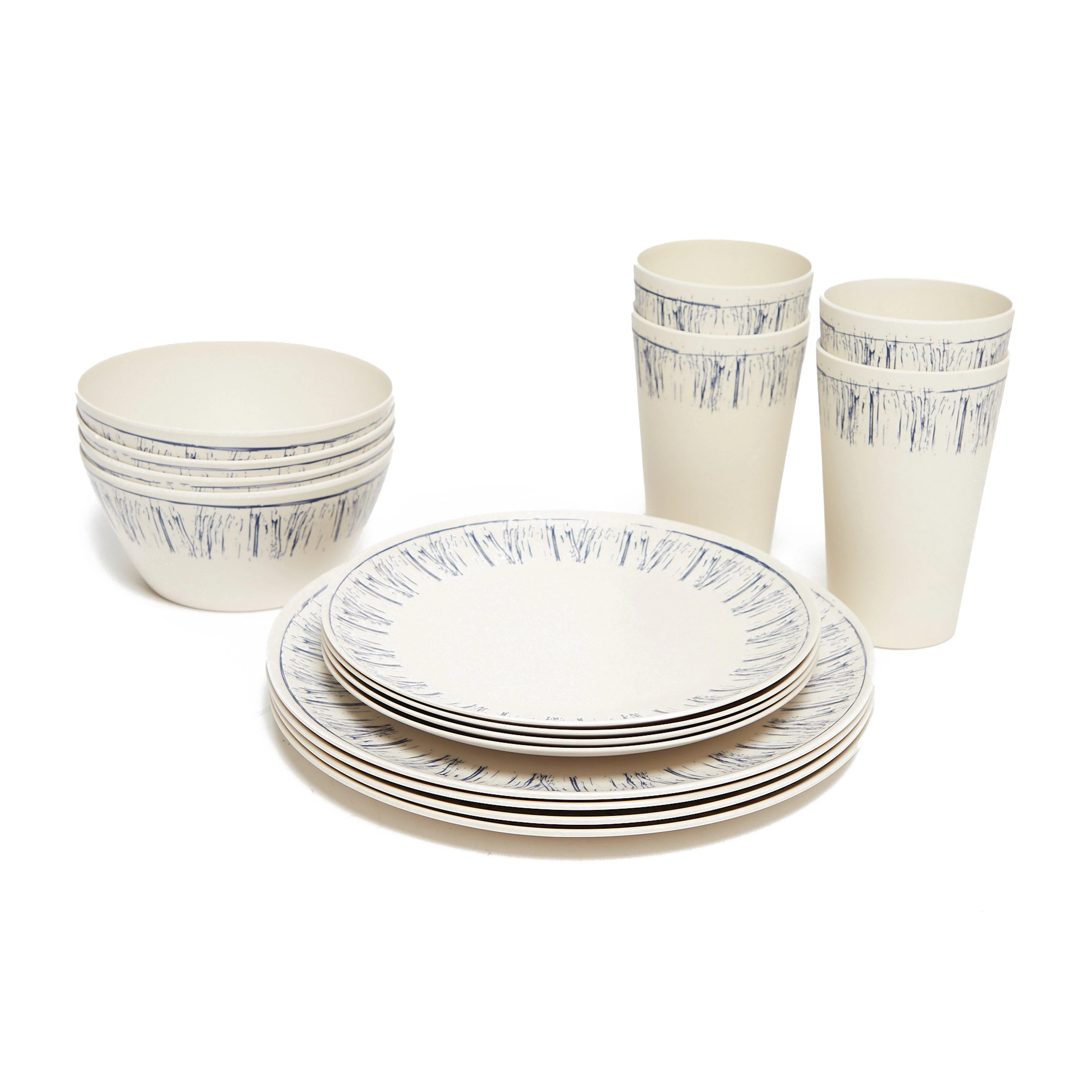 Hi Gear 16 Piece Melamine Plastic Dinner - Image 5