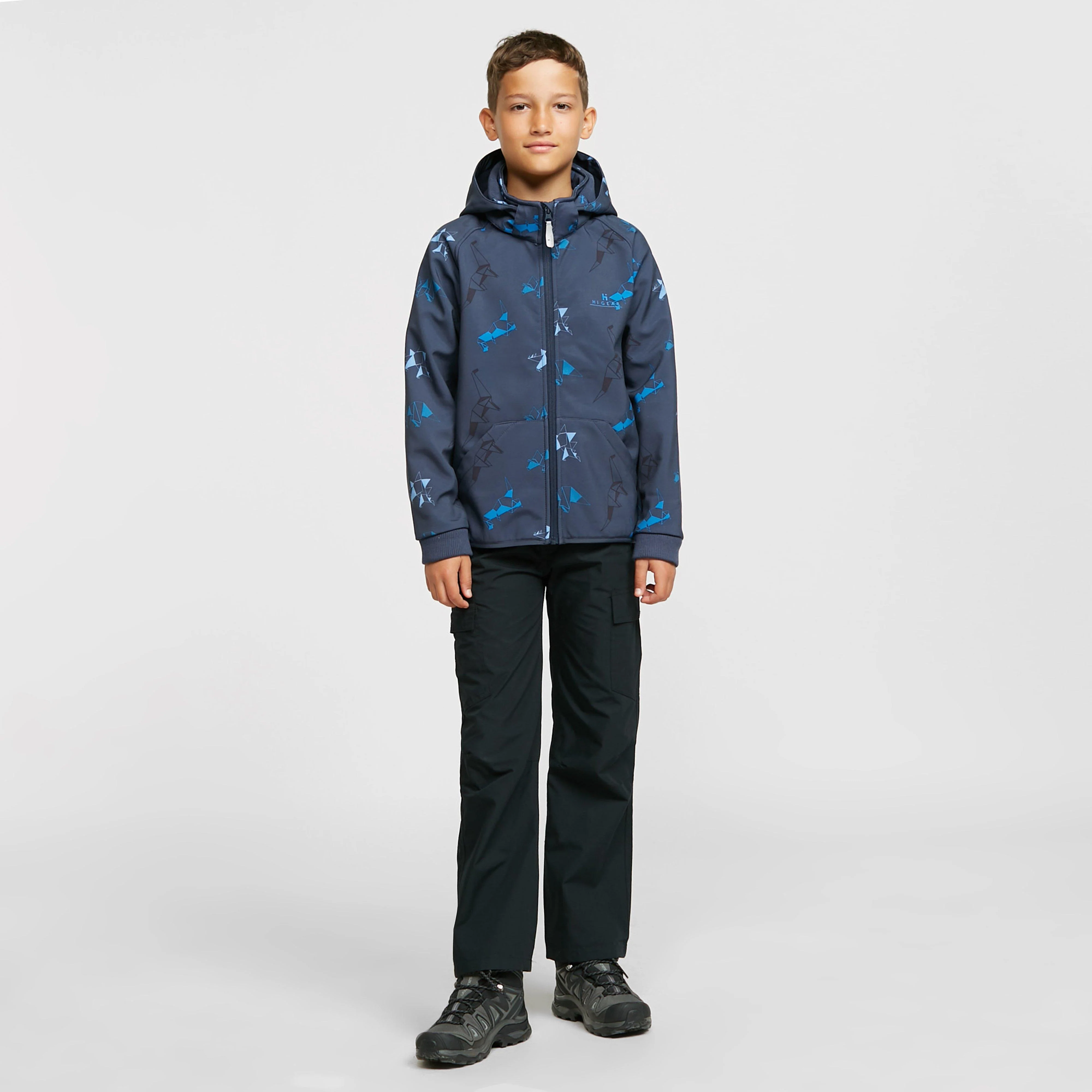 Kids' Geo Dino Softshell Jacket - Image 3
