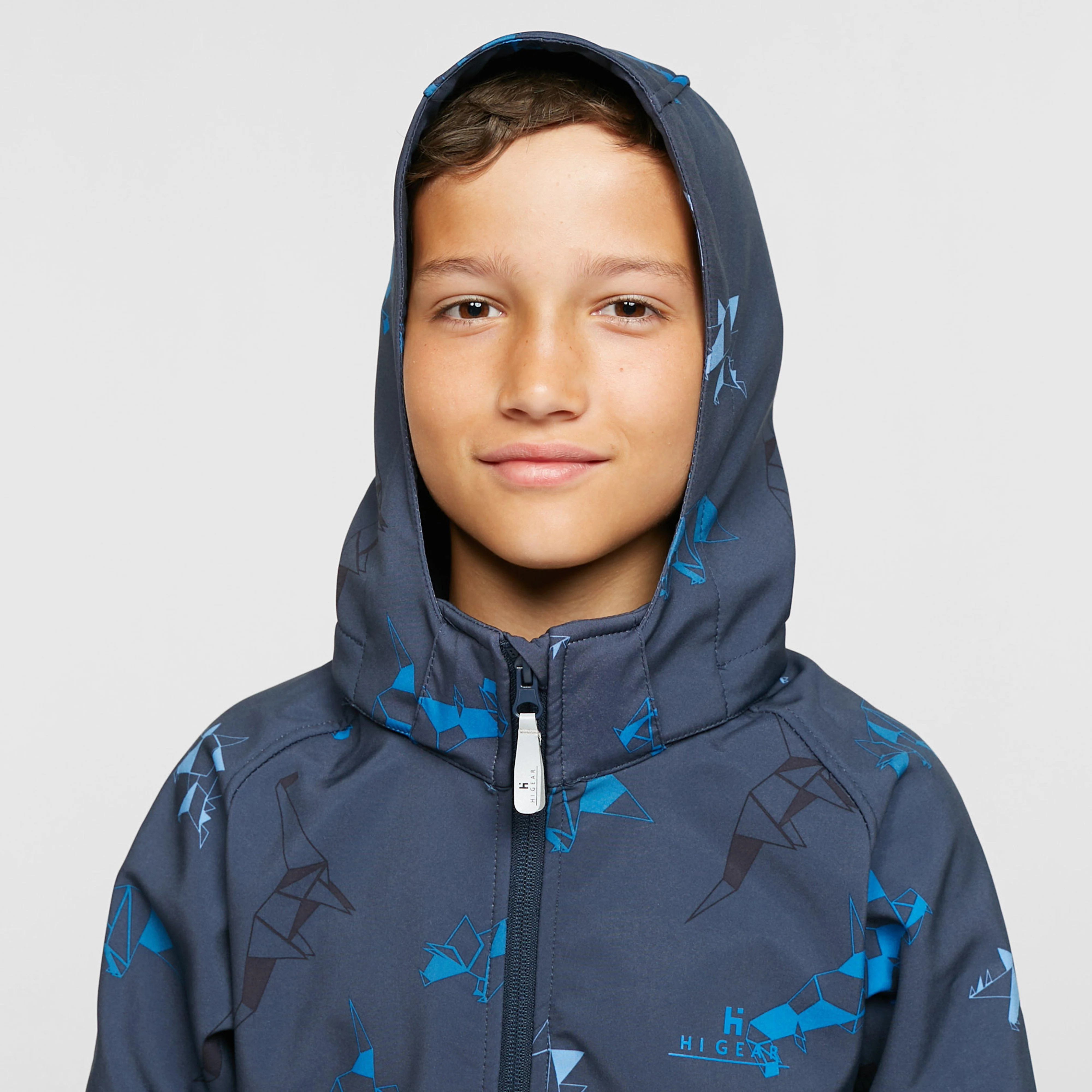 Kids' Geo Dino Softshell Jacket - Image 4