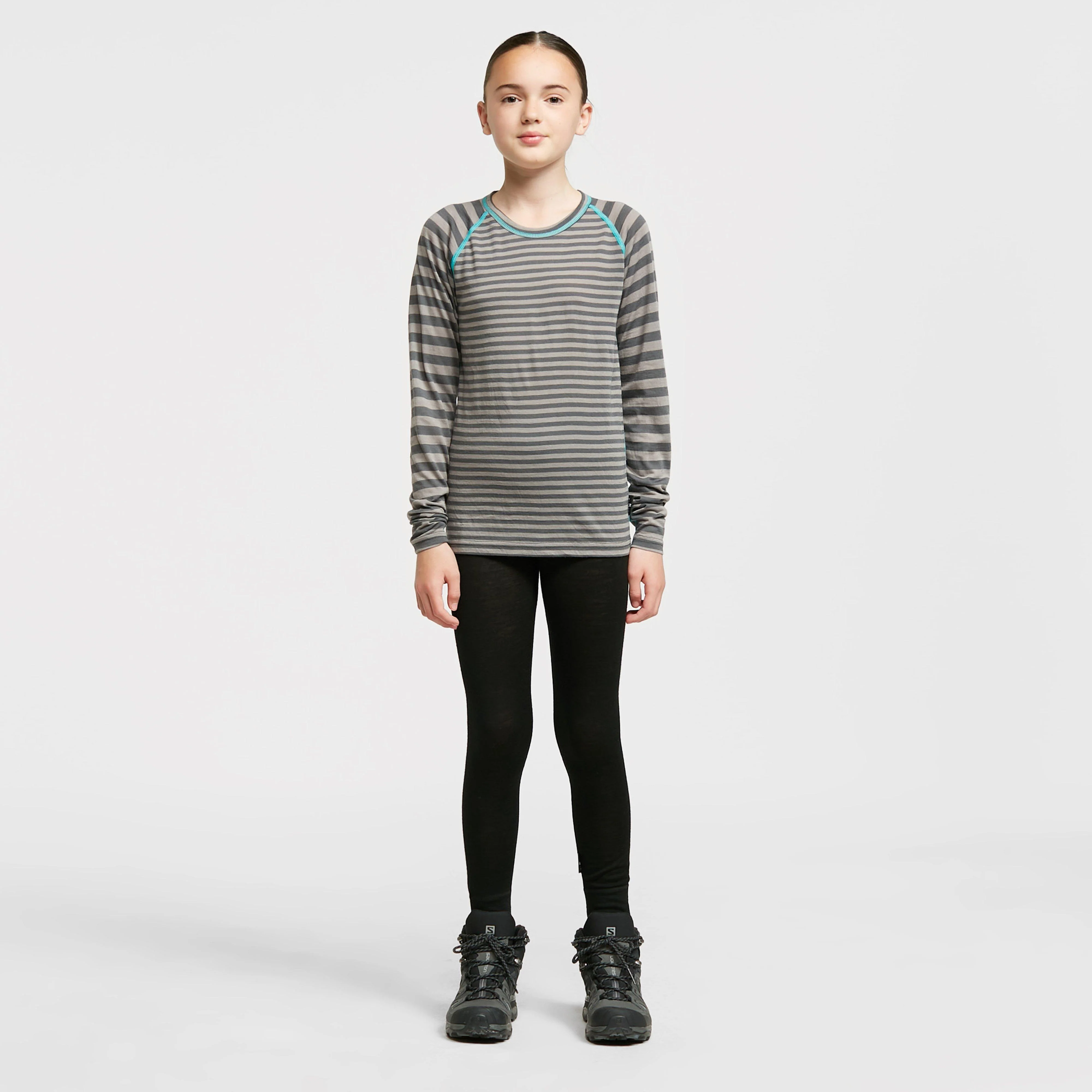 Kids' Striped Merino Baselayer Top - Image 3