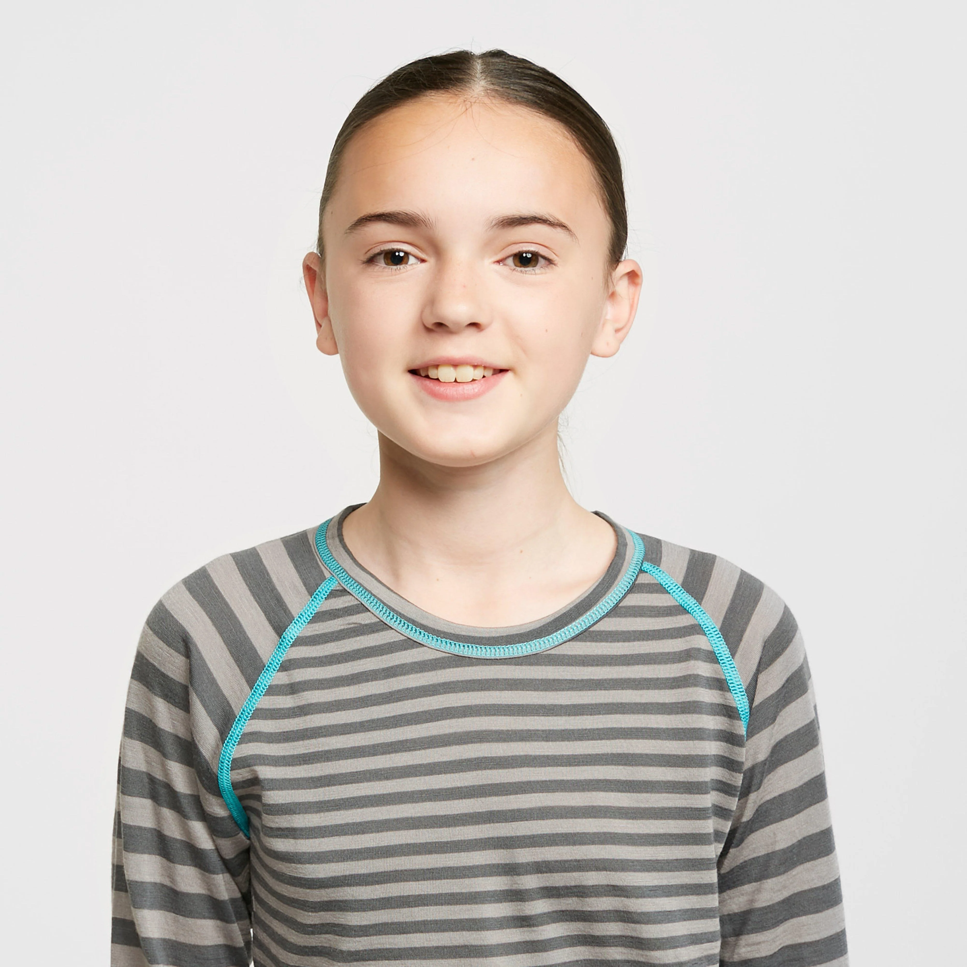 Kids' Striped Merino Baselayer Top - Image 4