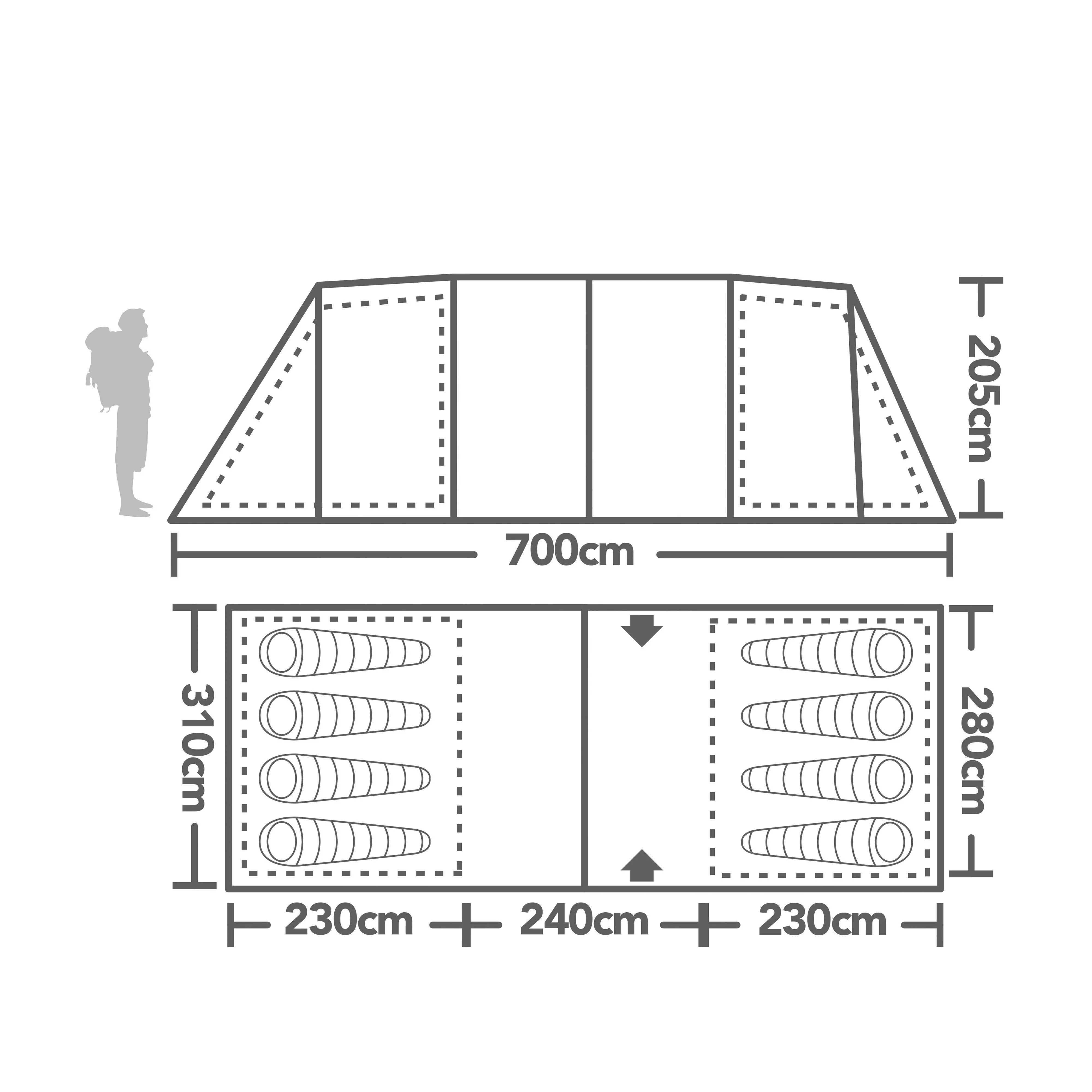 Zenobia 8 Eclipse Tent - Image 2