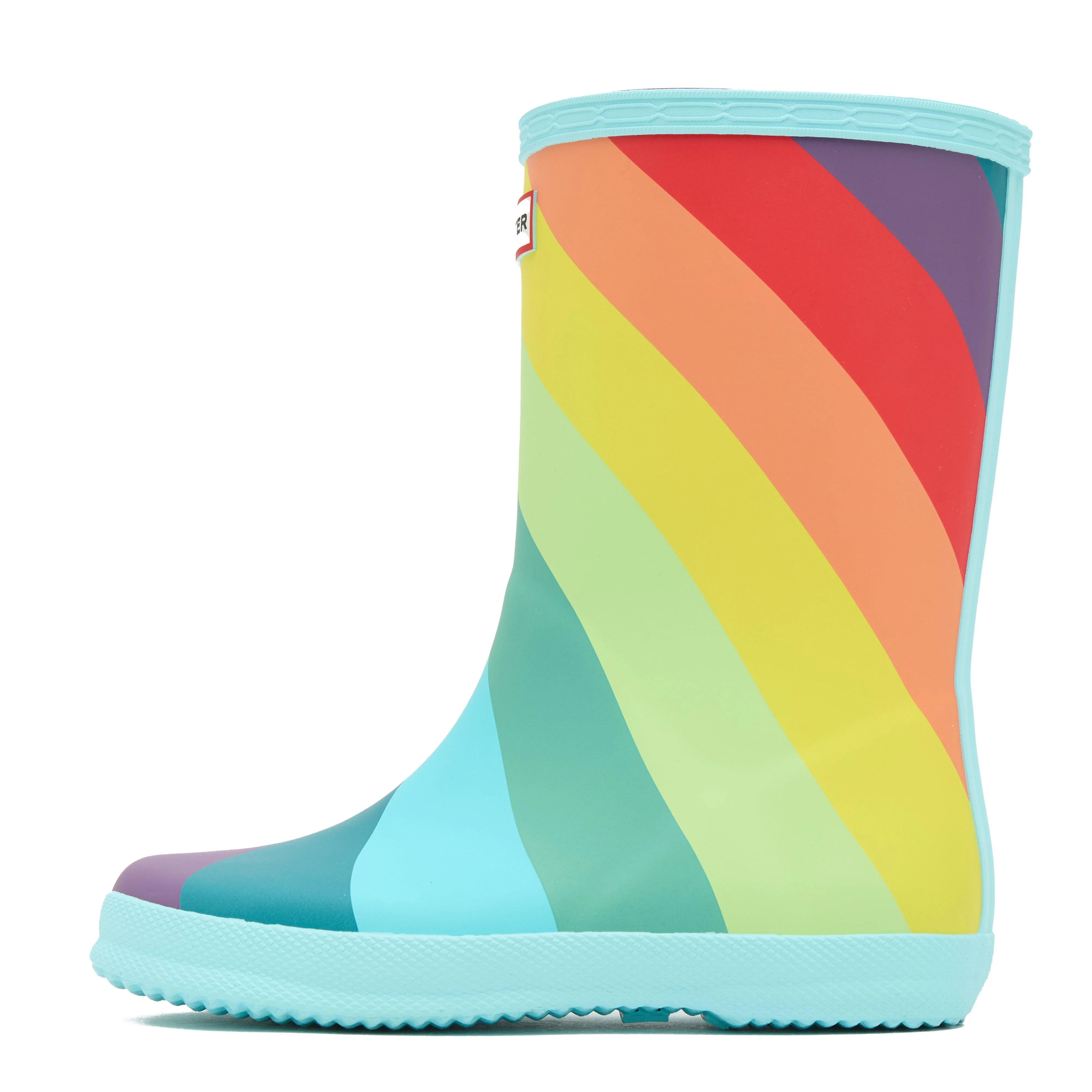Kids’ First Classic Stripe Wellington Boots - Image 7