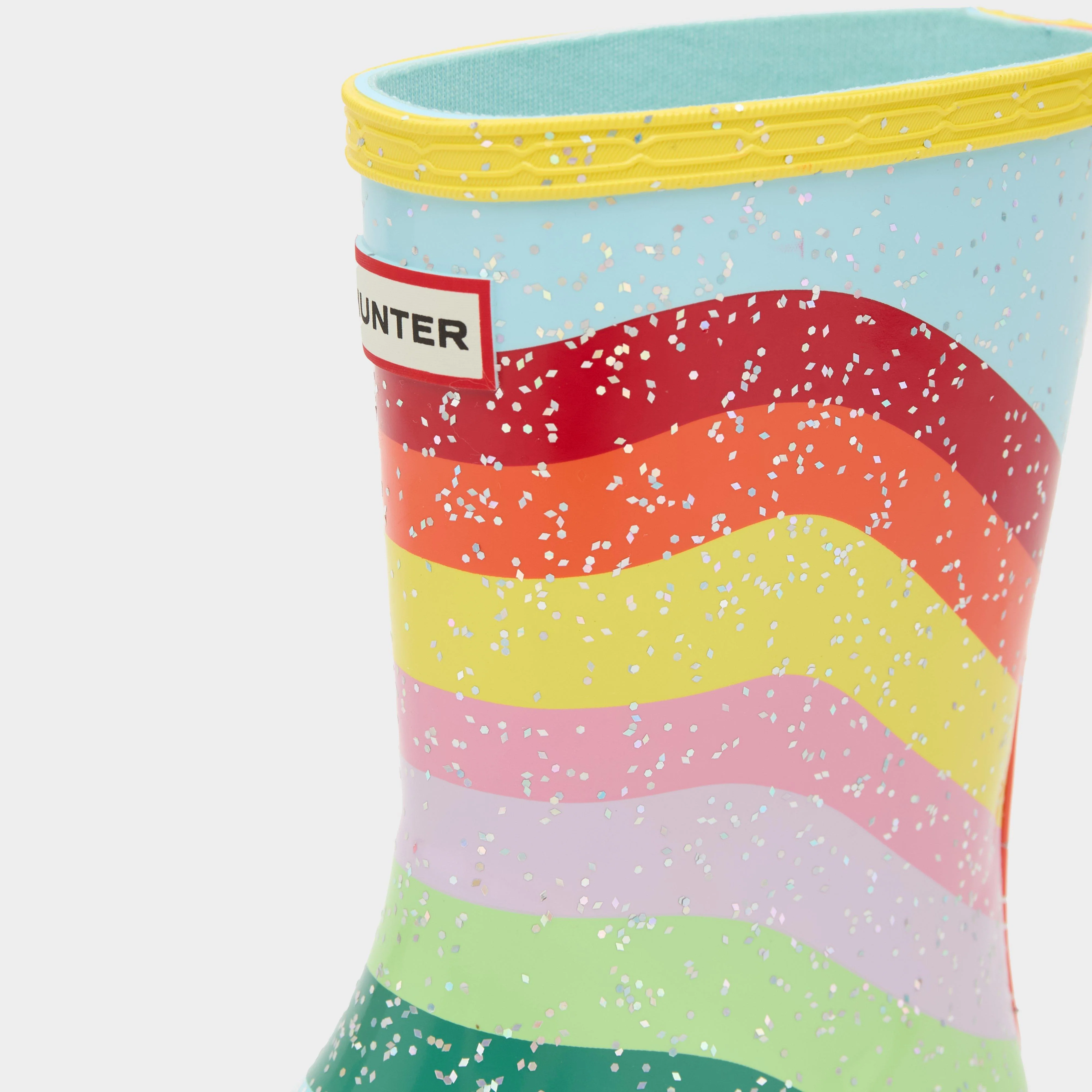 Kids’ Original First Classic Glitter Wellington Boots - Image 5