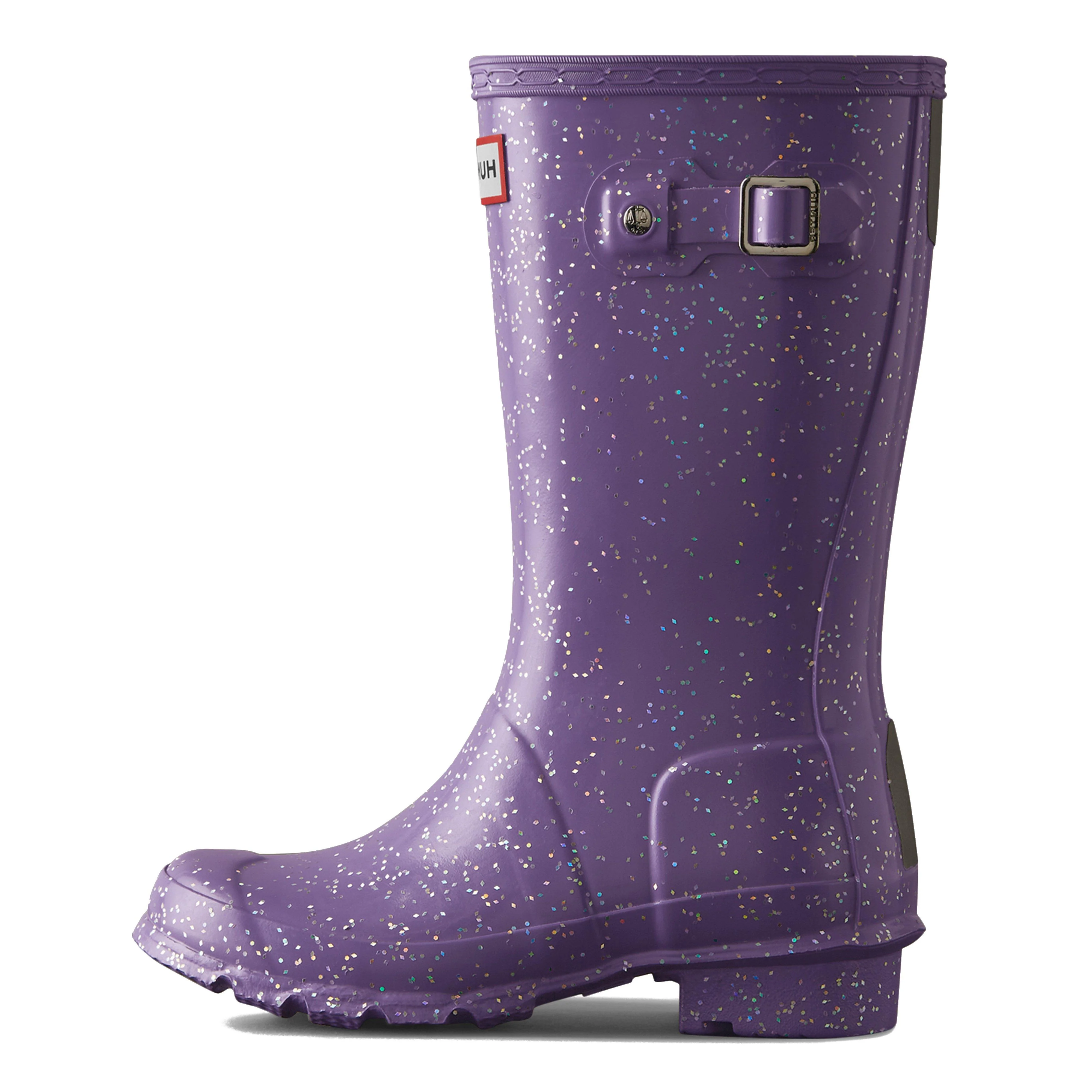 Kids’ Starcloud Glitter Wellington Boots - Image 2