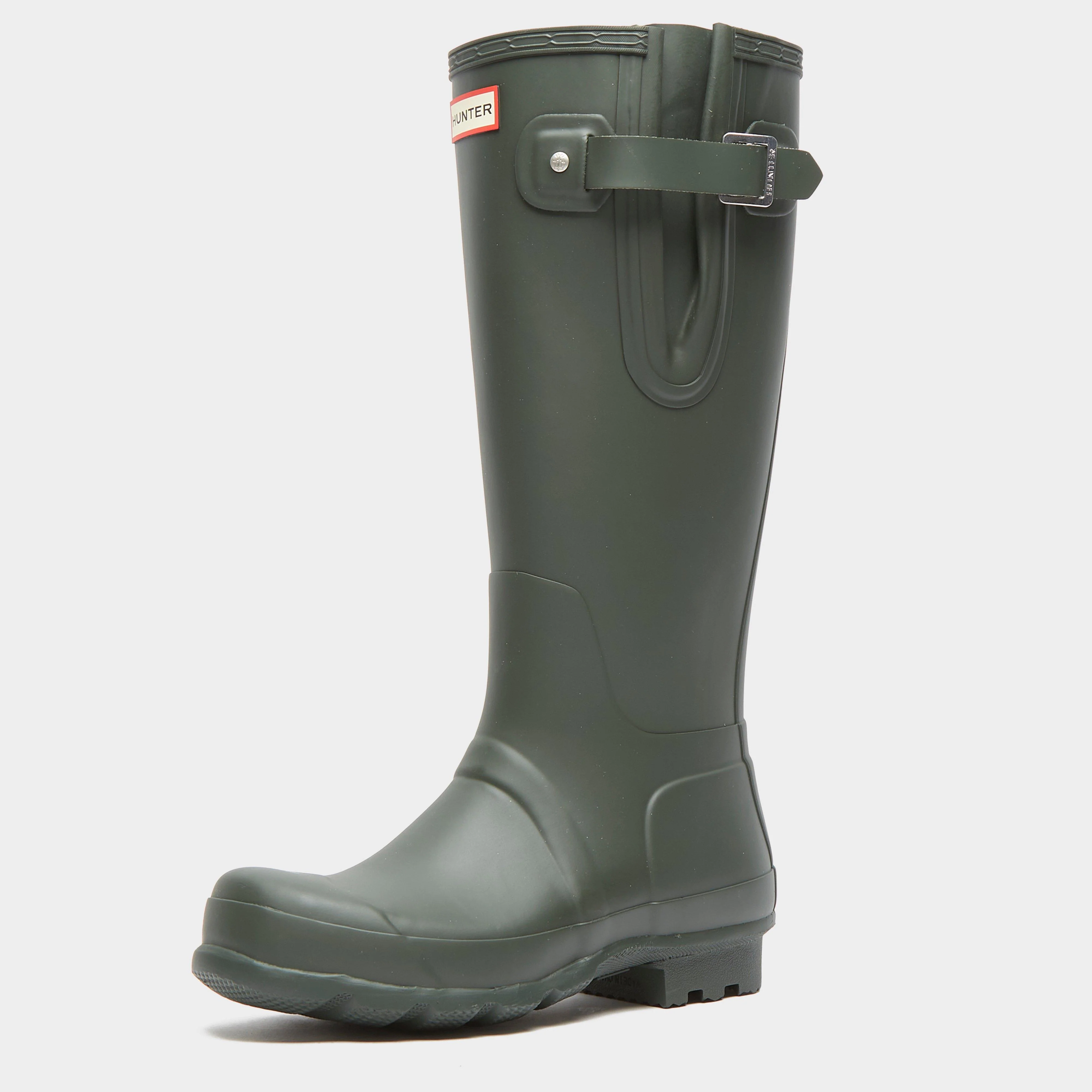 M ens Original Tall Wellington Boots Dark Olive - Image 3