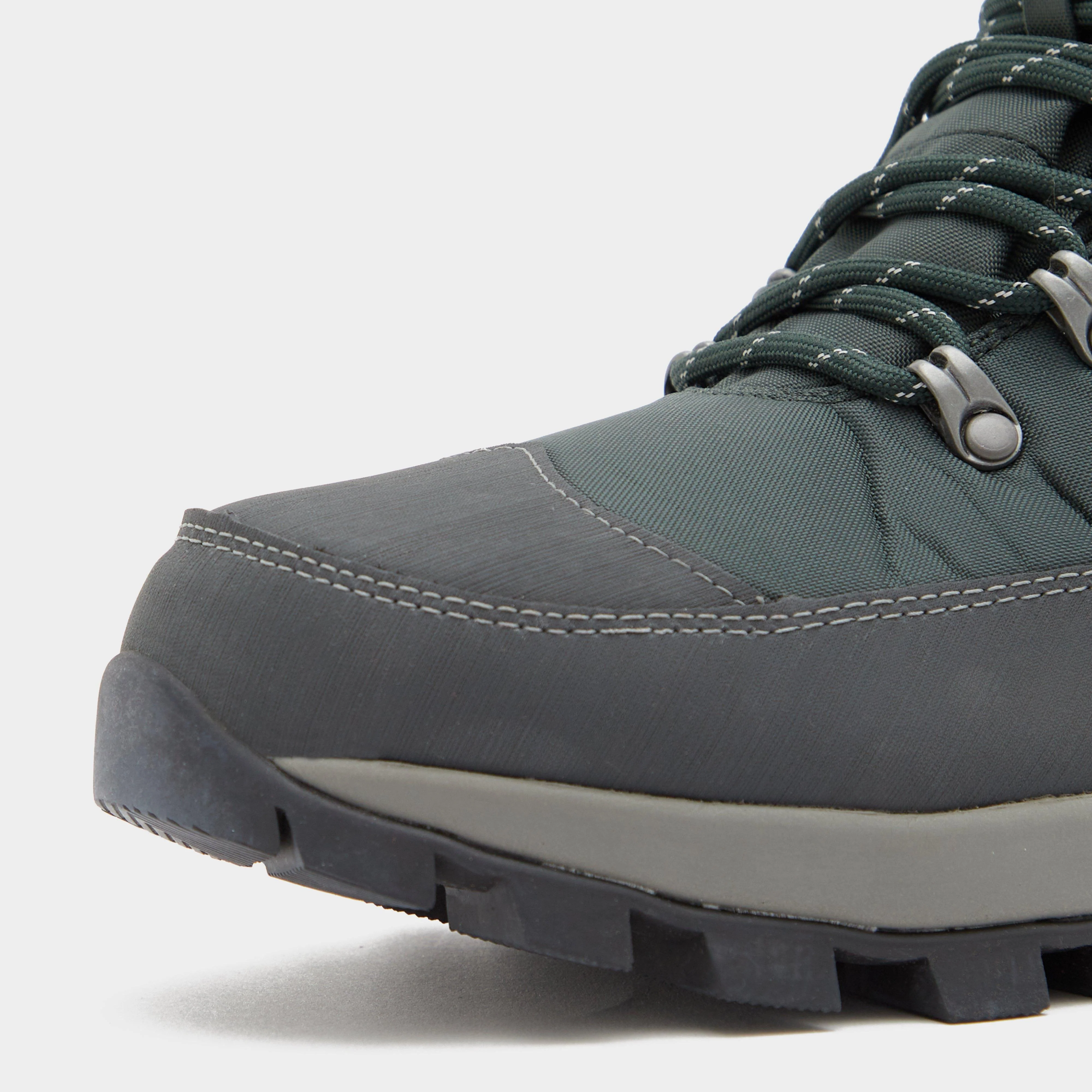 Mens Recycled Polyester Commando Boots Green/Grey - Image 4