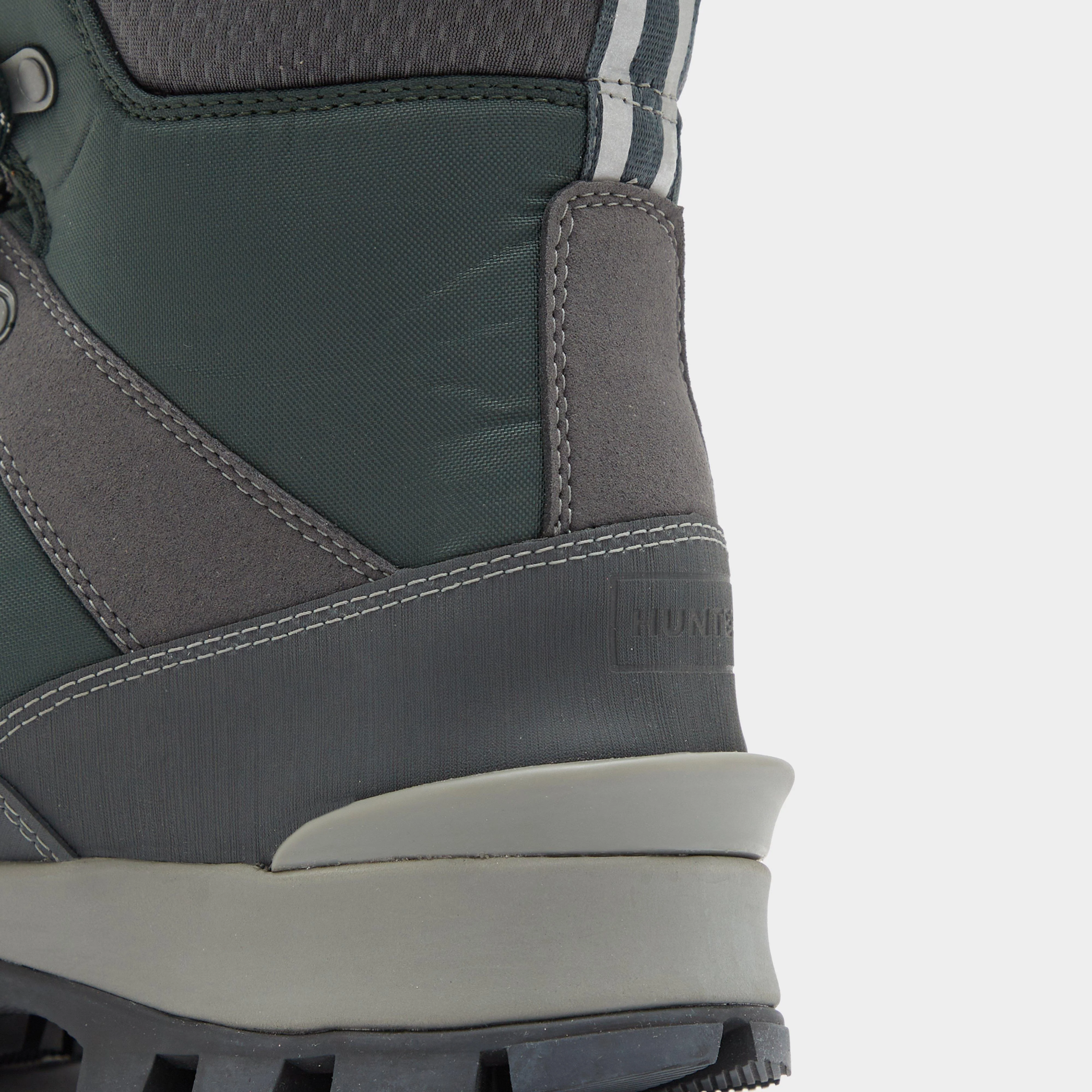 Mens Recycled Polyester Commando Boots Green/Grey - Image 6