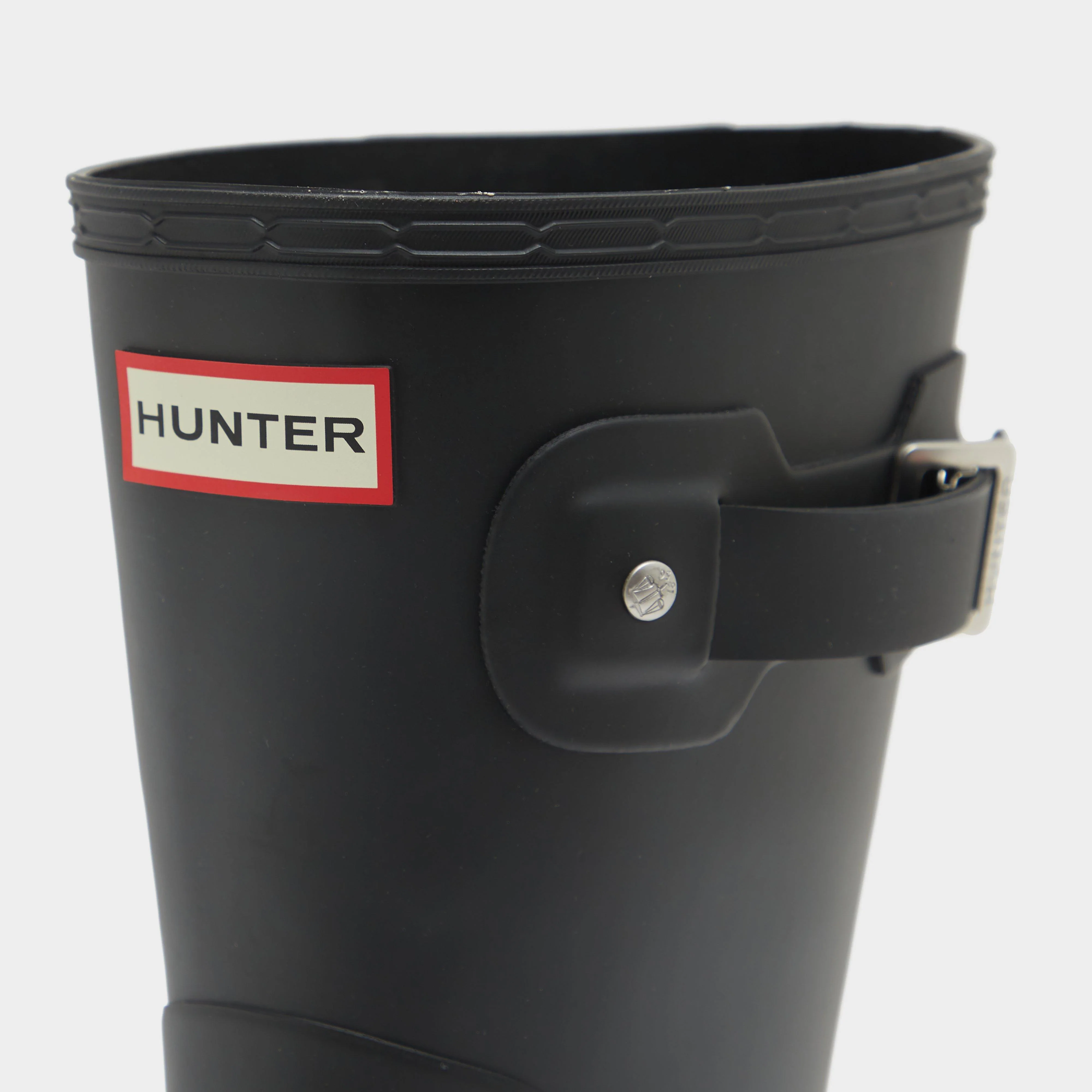 Men's Tri-Colour Logo Backstrap Short Wellington Boots - Image 4
